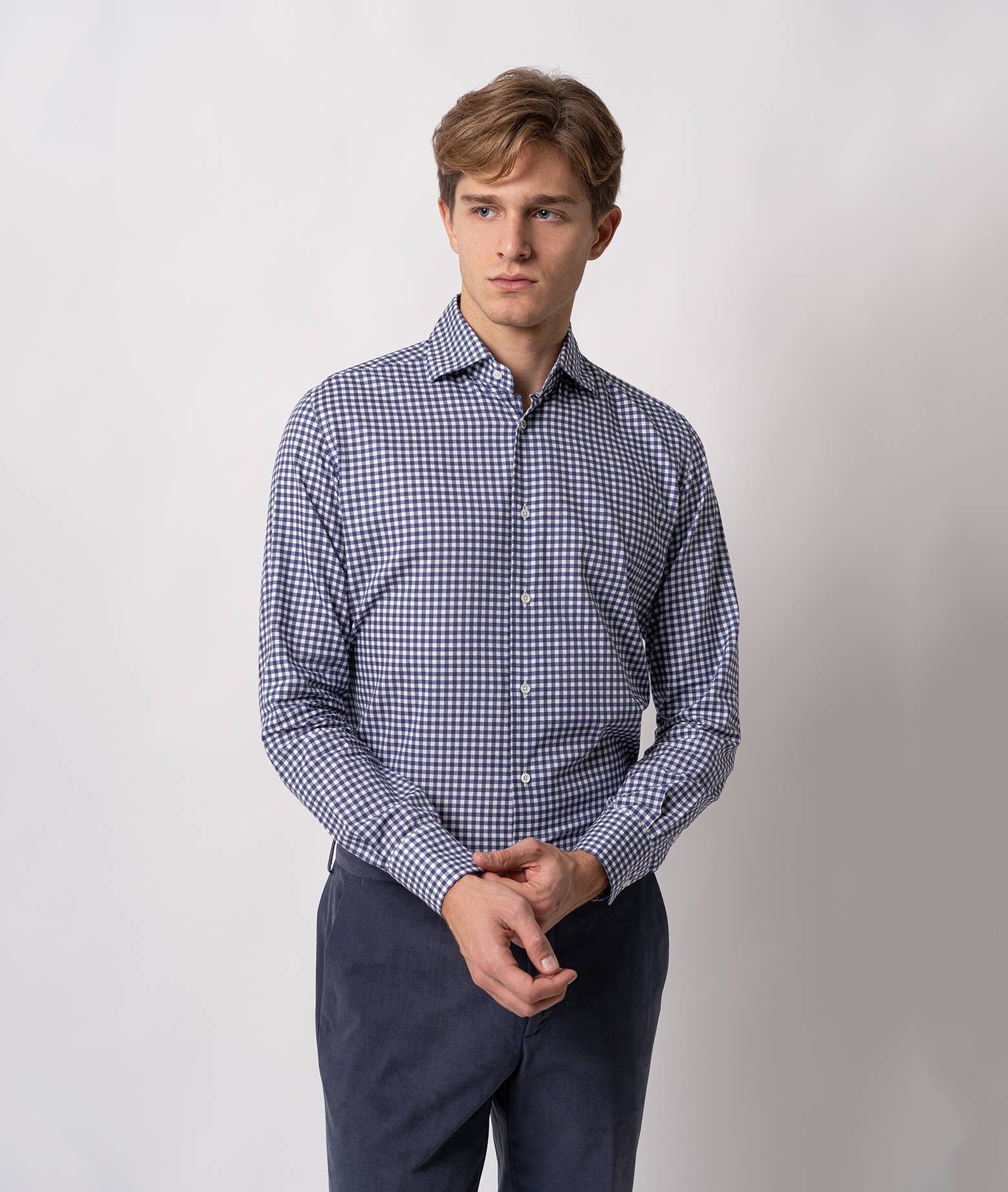 Larusmiani Casual Cotton Shirt Bercy T-shirt In Blue