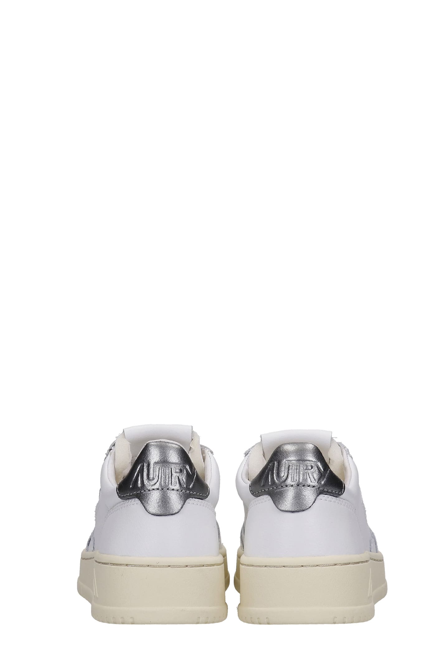 Shop Autry 01 Sneakers In White Leather