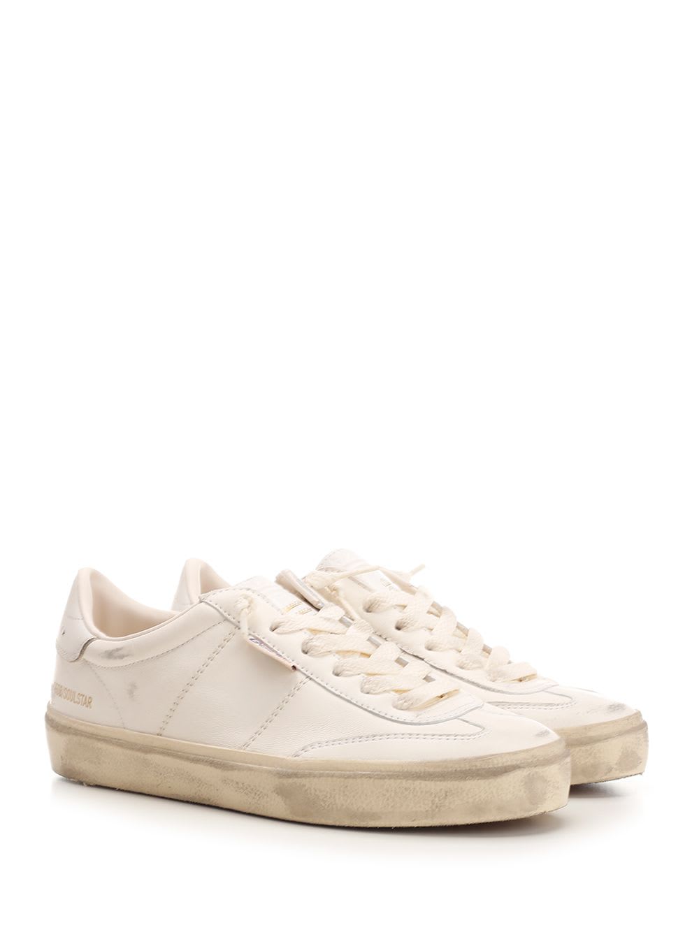 Shop Golden Goose Soul Star Sneakers In White