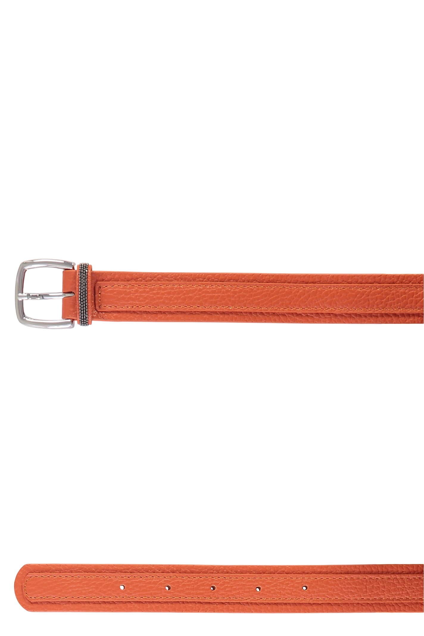Fabiana Filippi Bead-embellished Belt In Orange