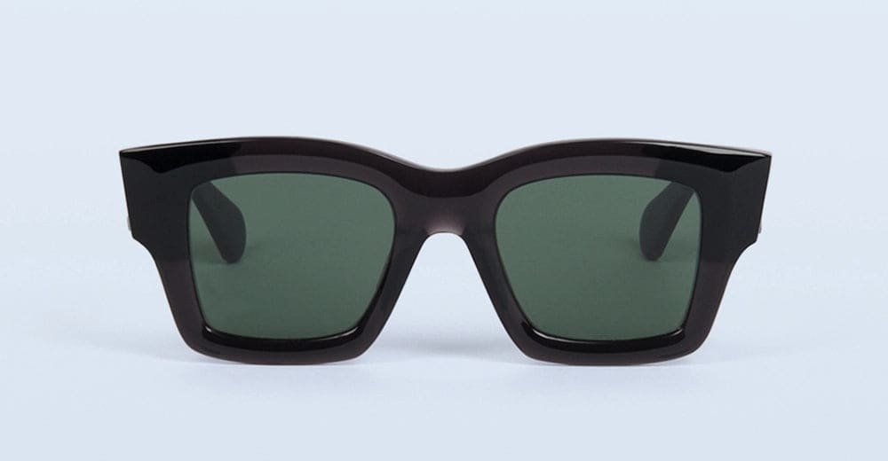 Shop Jacquemus Les Lunettes Baci - Multi Black Sunglasses