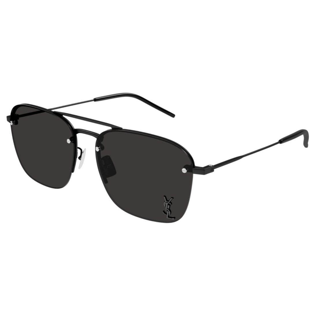 Saint Laurent Women's Mirror Sunglasses, Sl 312 M-006 In 001 Black Black Black