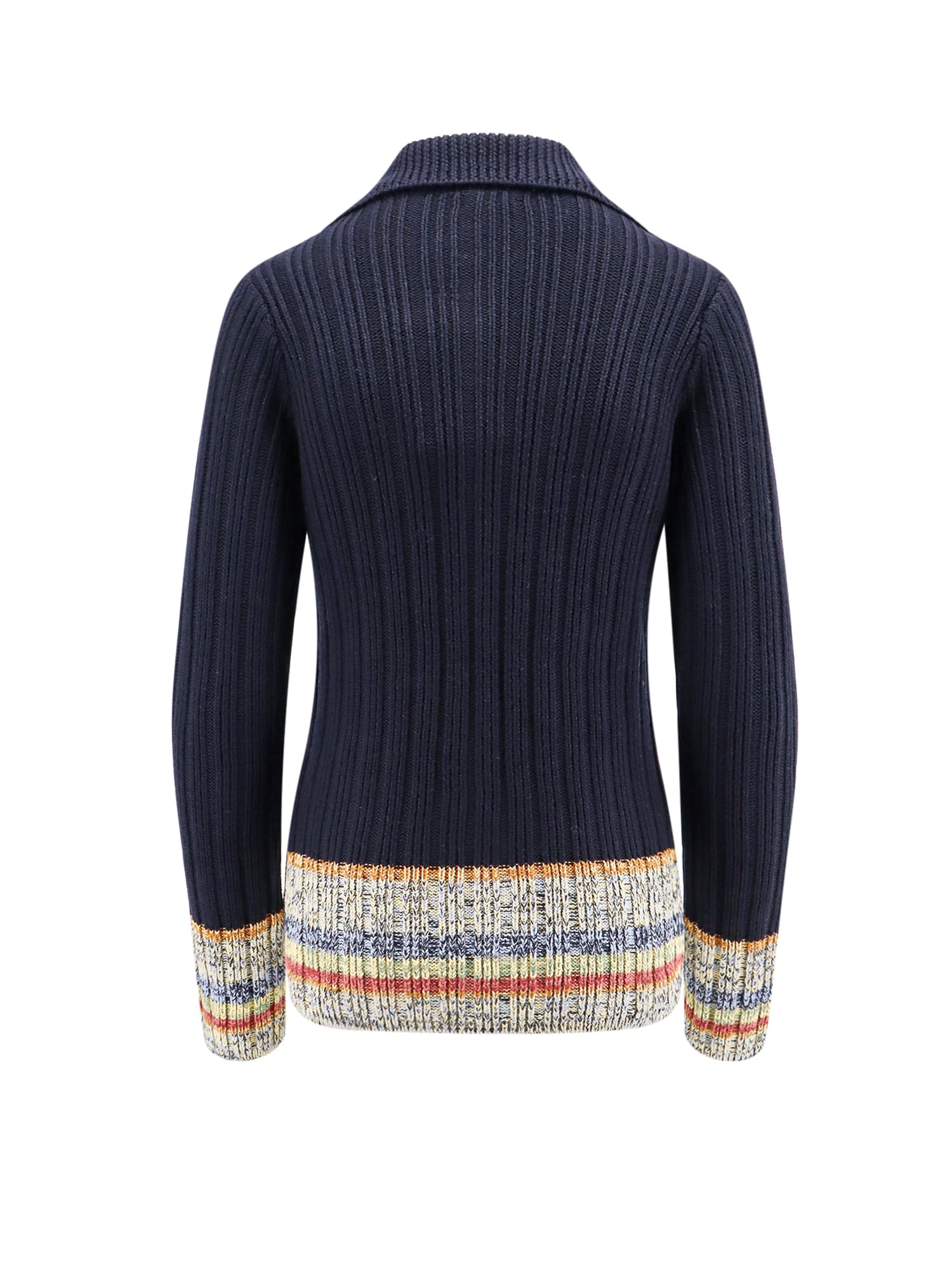 Shop Etro Cardigan In Blue