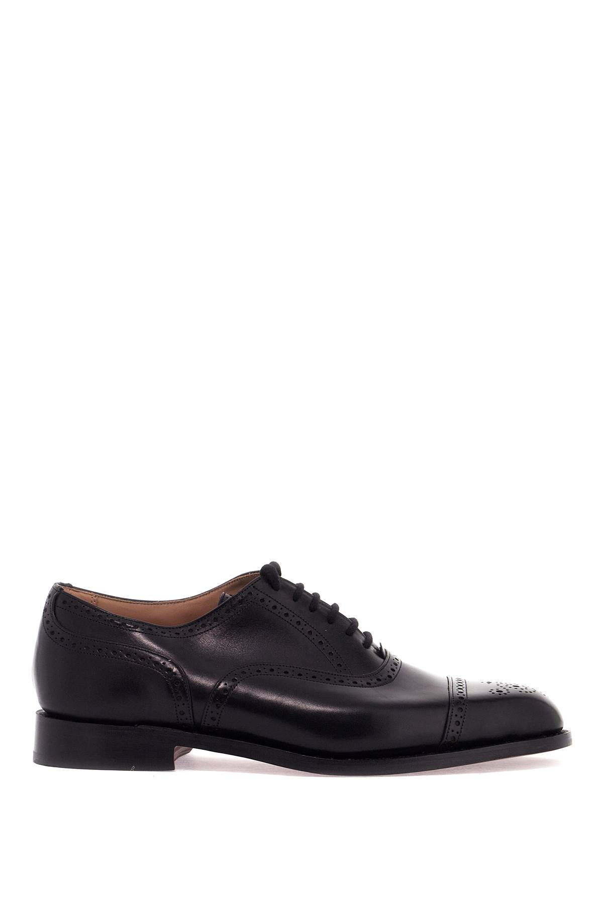 Shop Tricker's Lace-up Oxford Kensington In Black (black)