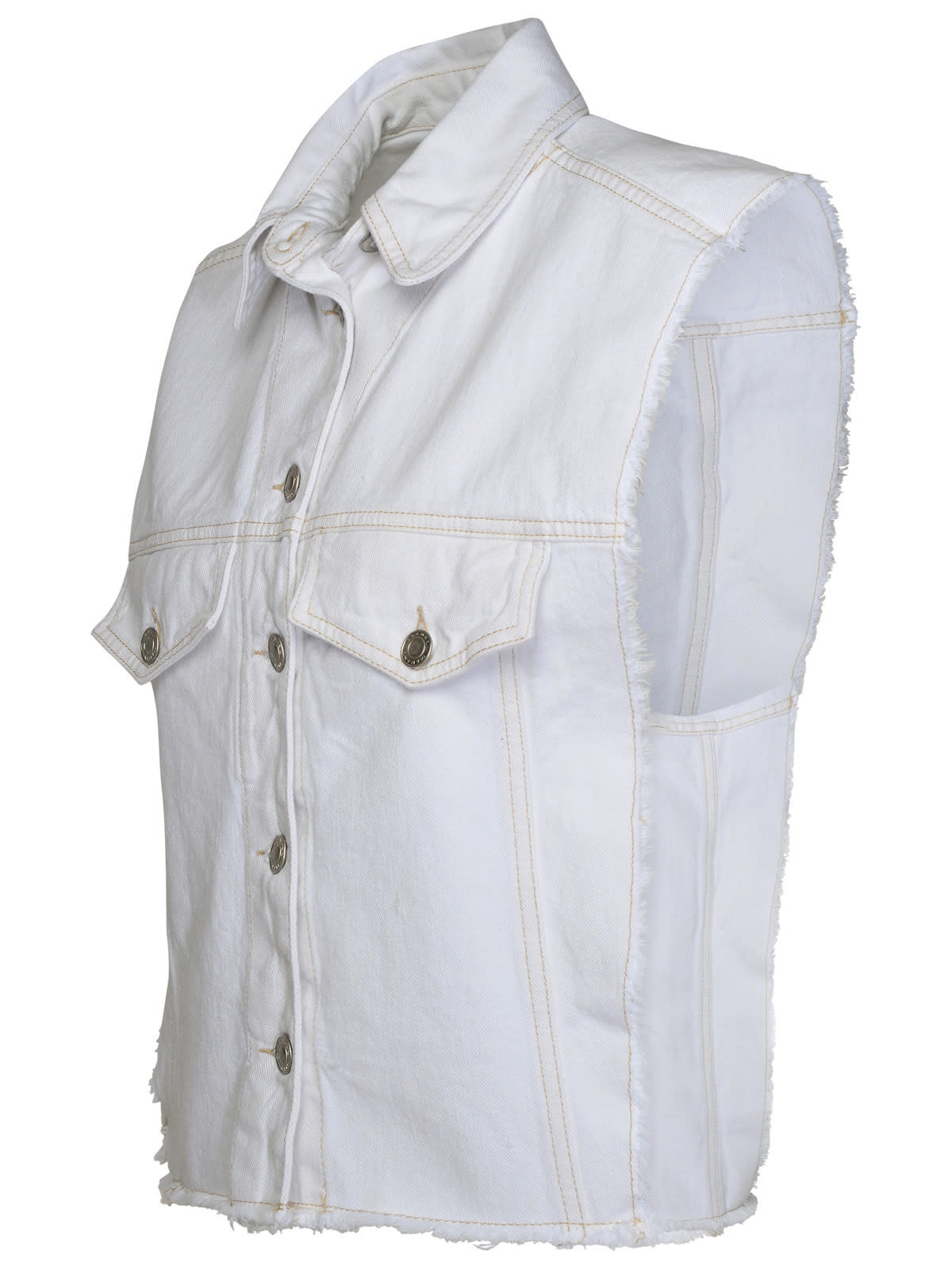 Shop Isabel Marant Tyra Vest In White