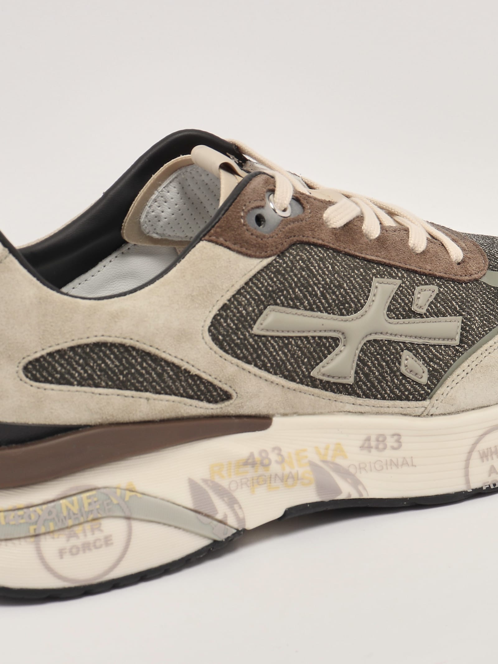 Shop Premiata Sneakers Sneaker In Marrone