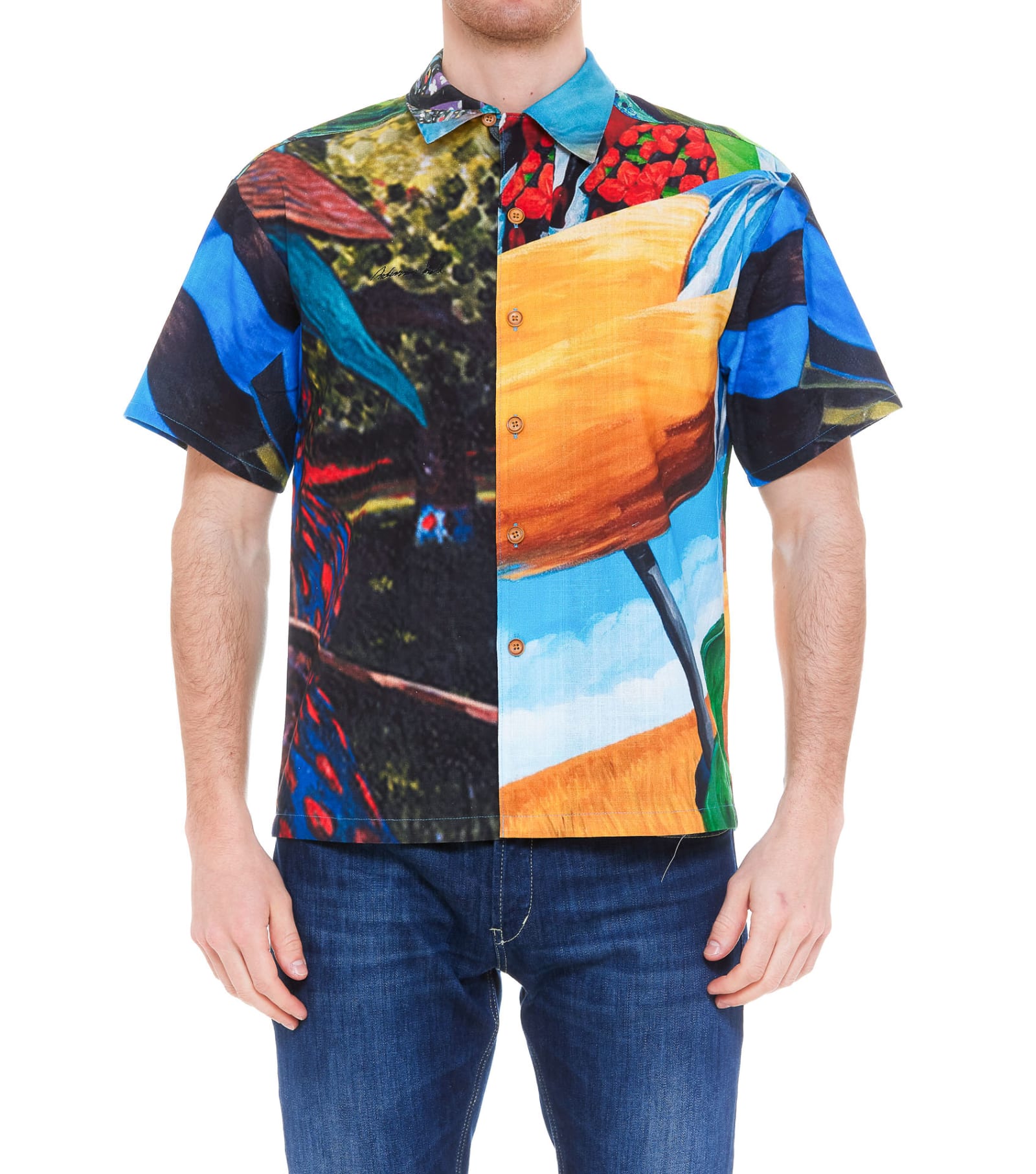 Andersson Bell Impressionist Printed Shirt