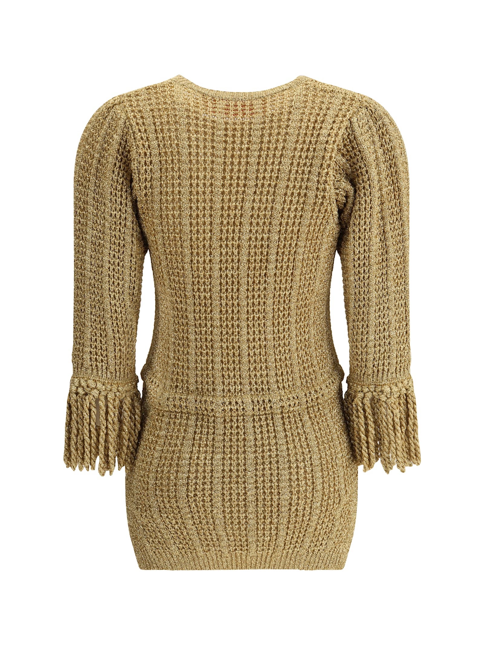 Valentino Lurex Knit Short Dress