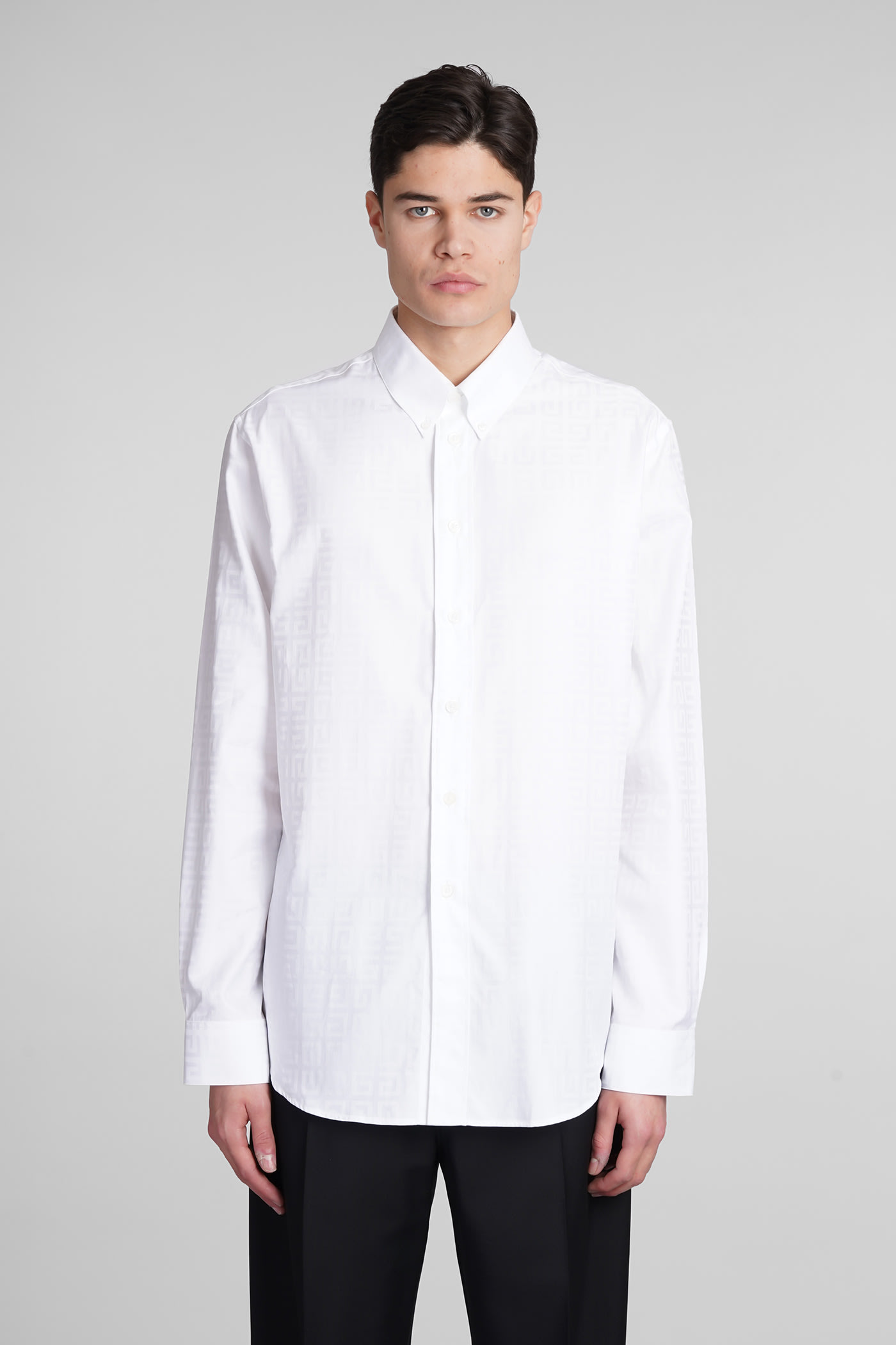 GIVENCHY SHIRT IN WHITE COTTON