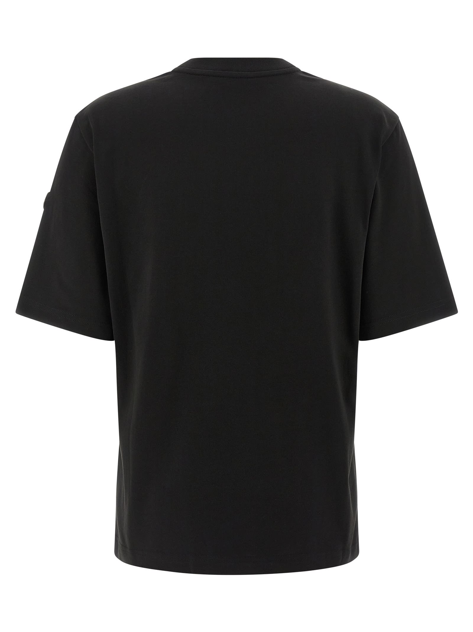 Moncler Genius Black Moncler X Ee72 By Edward Enninful Cotton T-shirt In Black