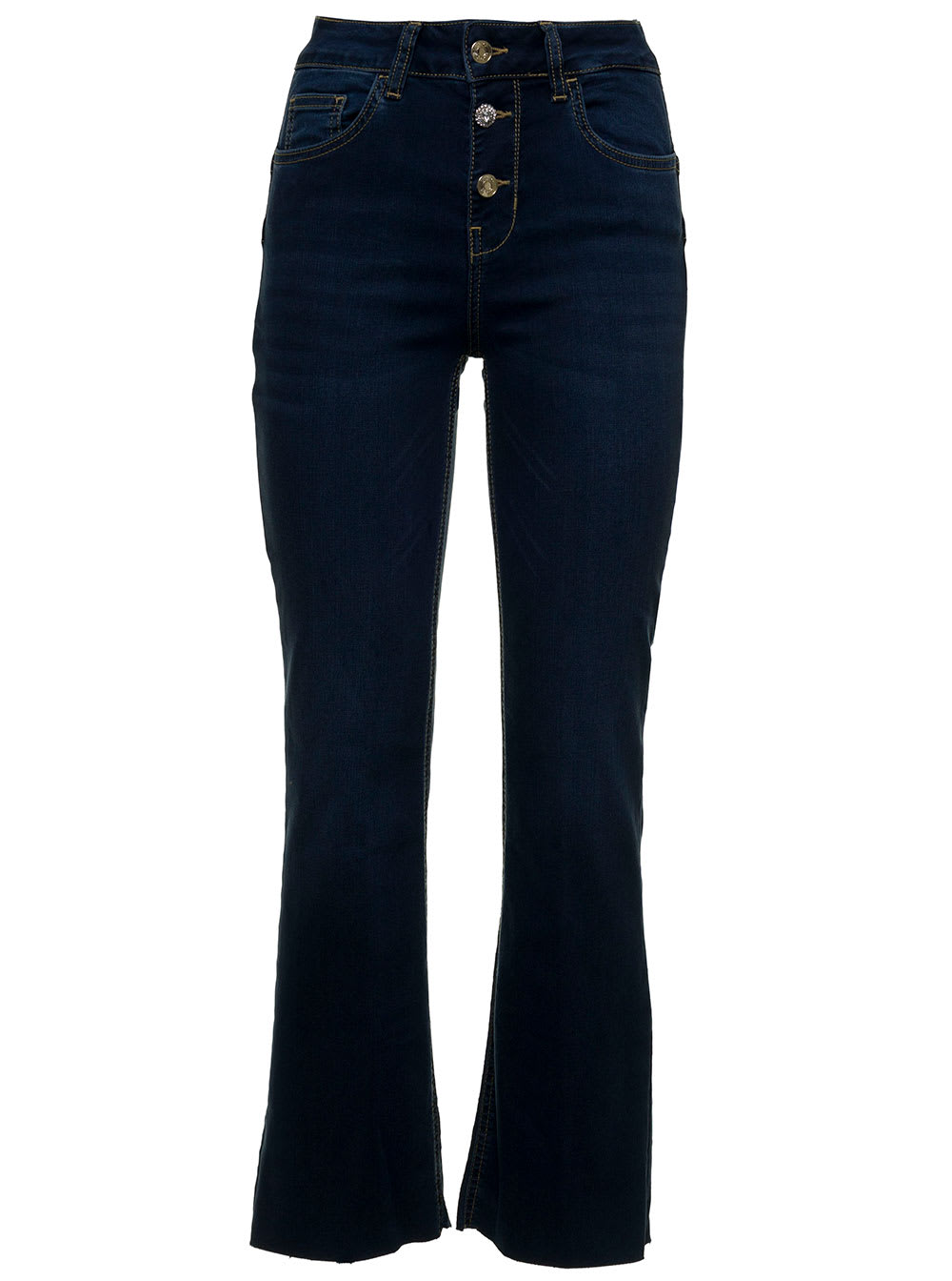 Liu-Jo Princess Blue Denim Jeans With Buttons | Smart Closet