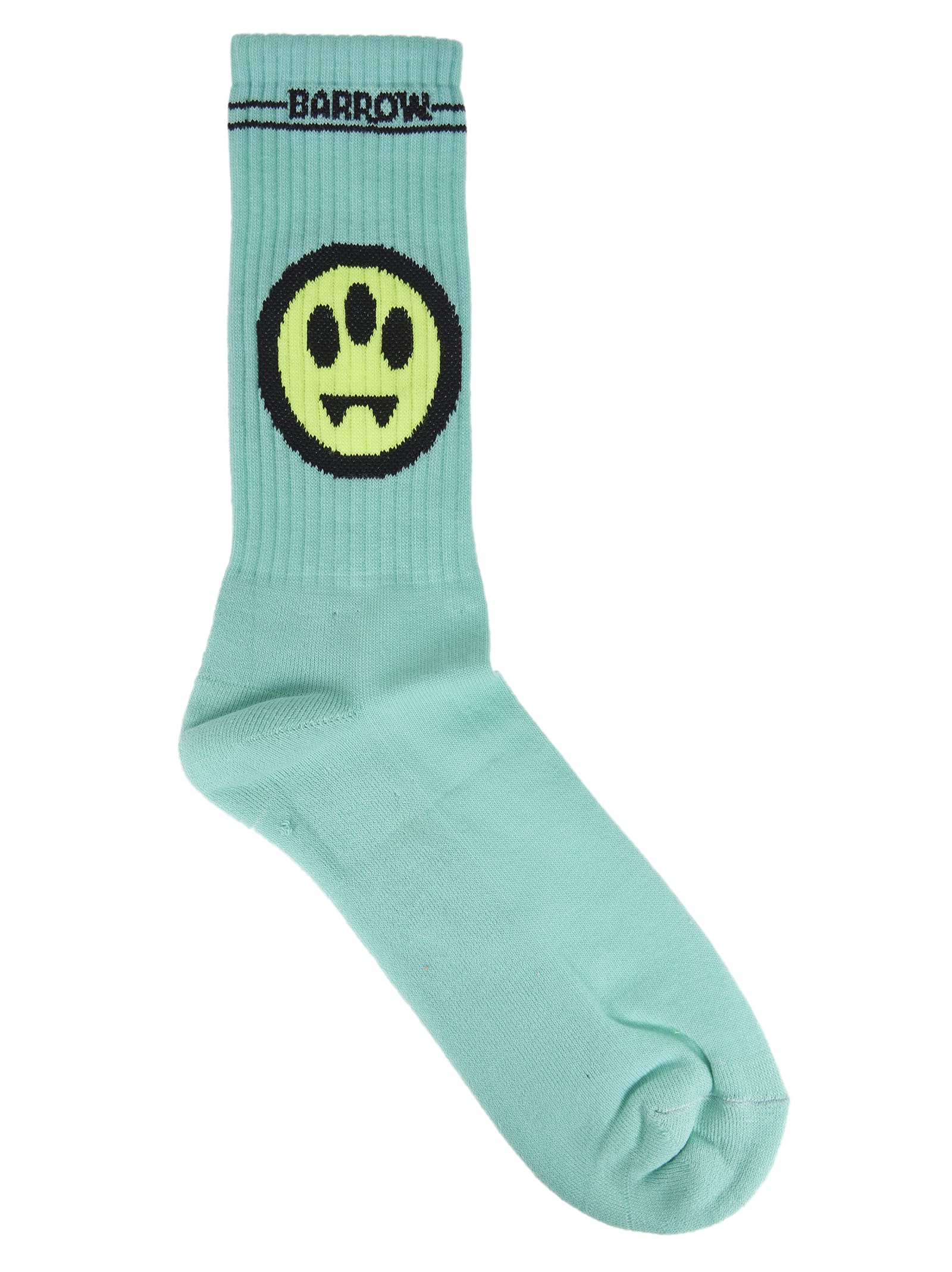 Barrow Tiffany Socks With Logo In Azure