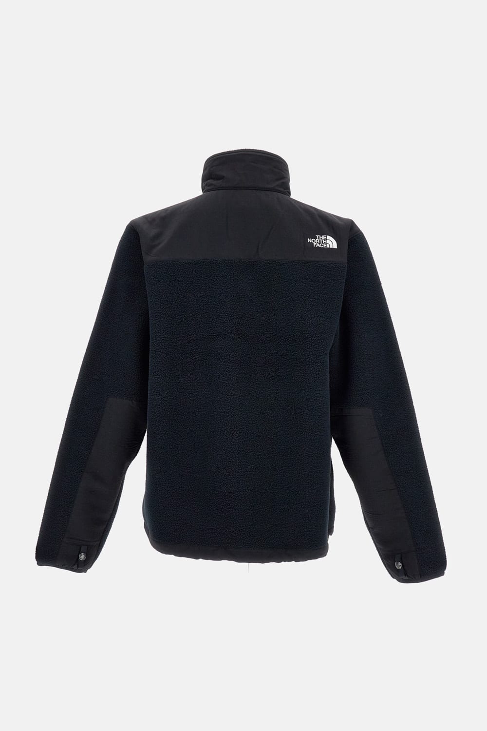 The North Face Canyonlands Stretch Fleece Standard Fit Full Zip Mock Neck Sweatshirt In Black