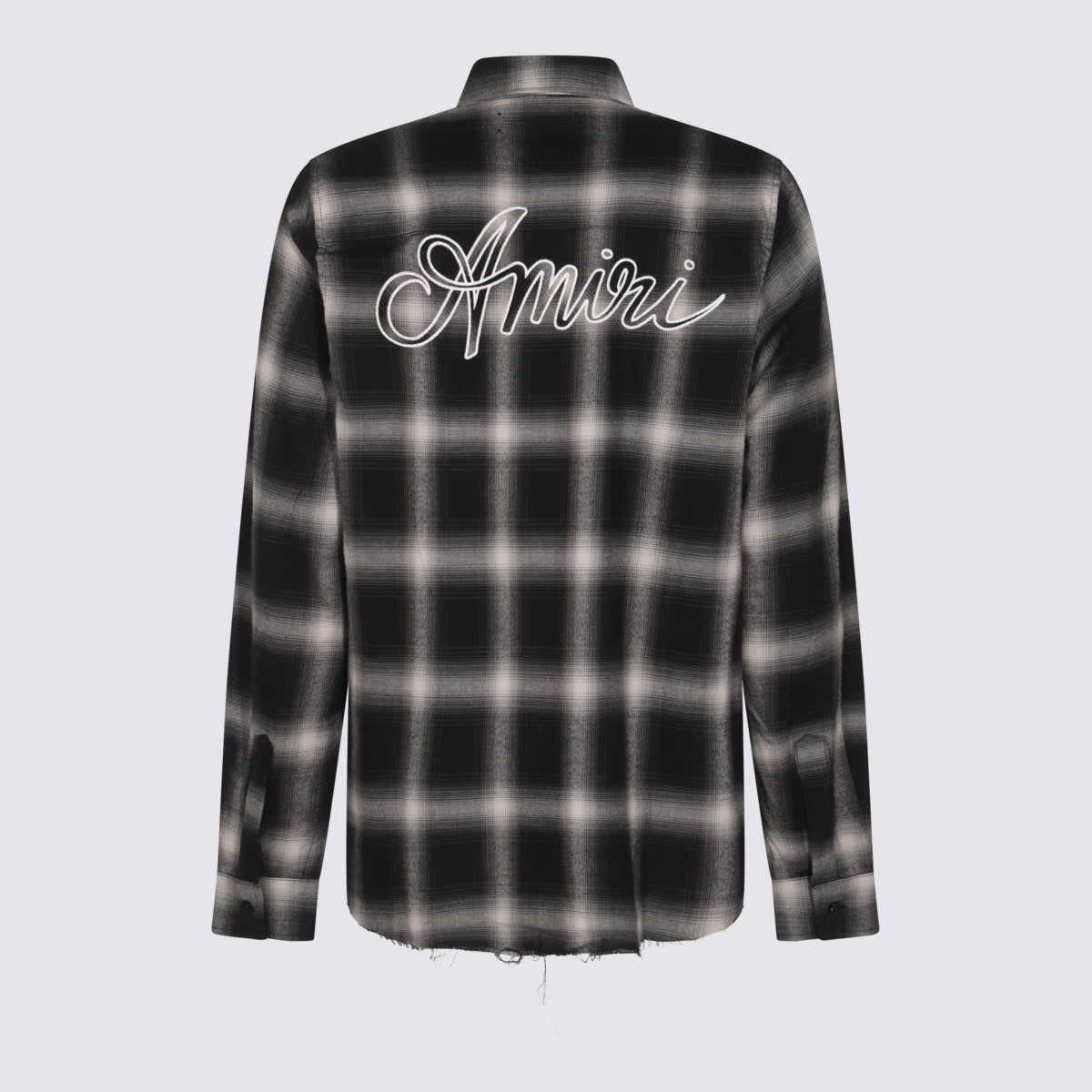 Shop Amiri Black Cotton Shirt