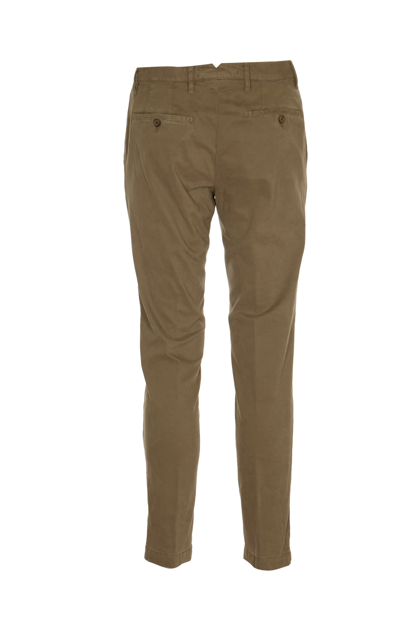 Shop Myths Wrap Buttoned Trousers In Brown