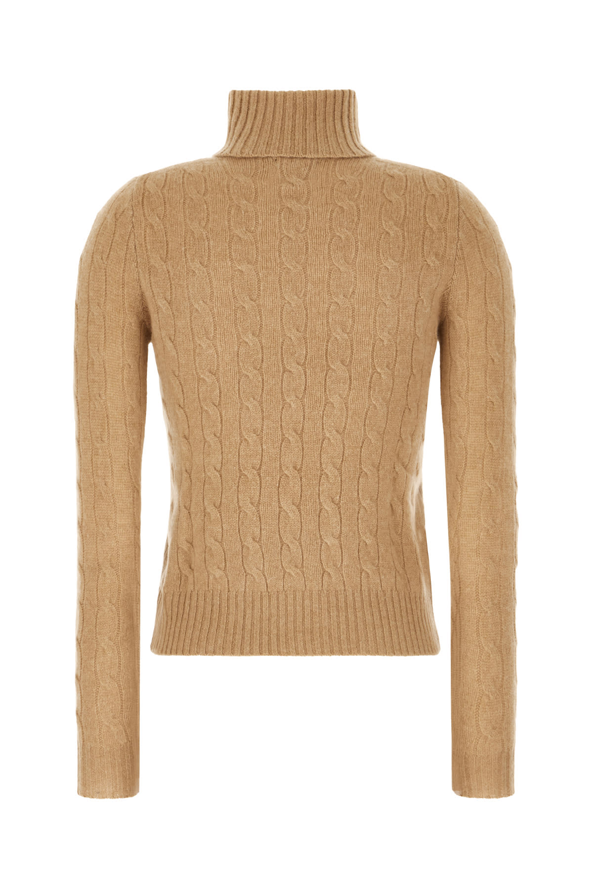 POLO RALPH LAUREN CAMEL WOOL BLEND SWEATER 