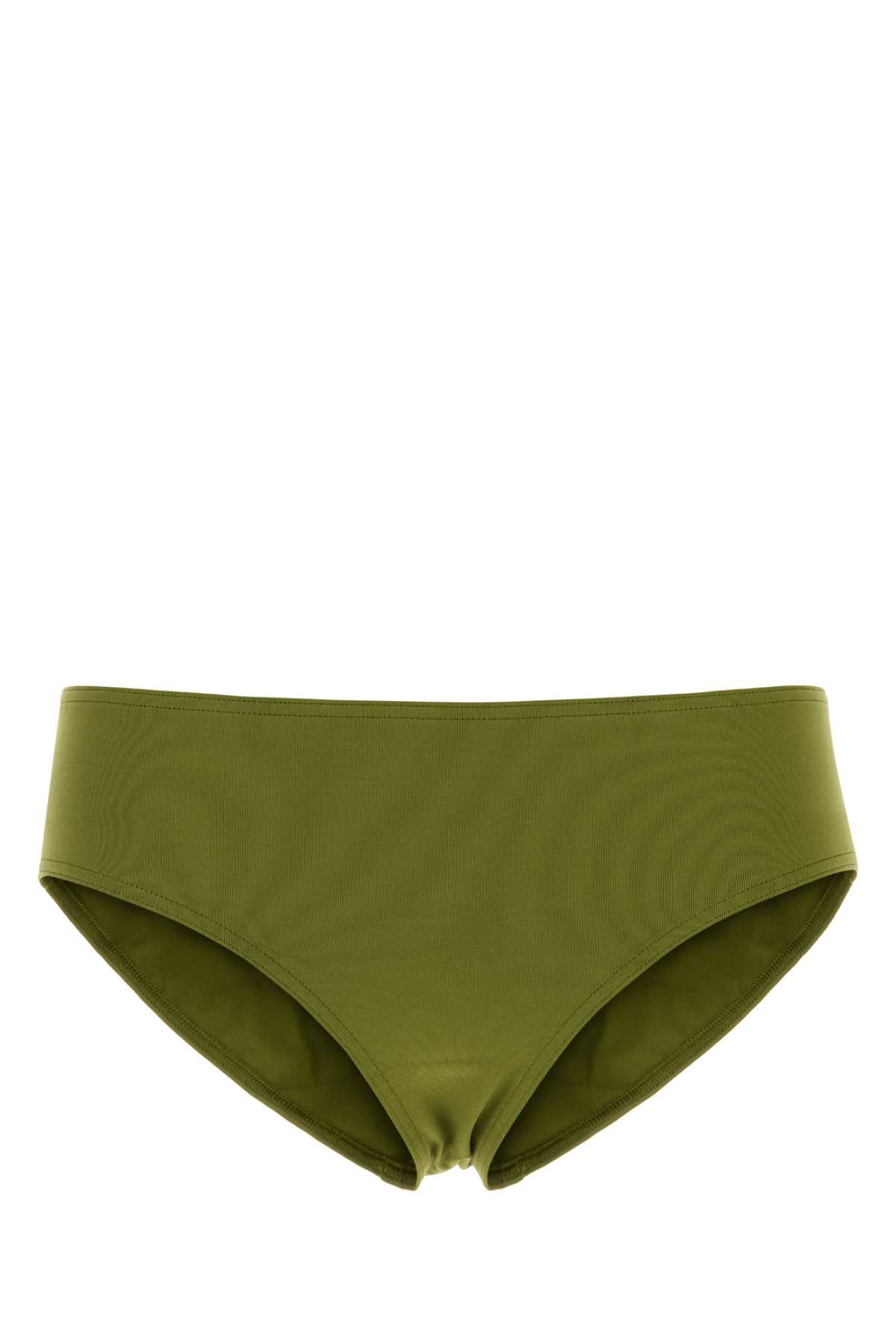 Pistachio Green Stretch Nylon Succes Bikini Bottom
