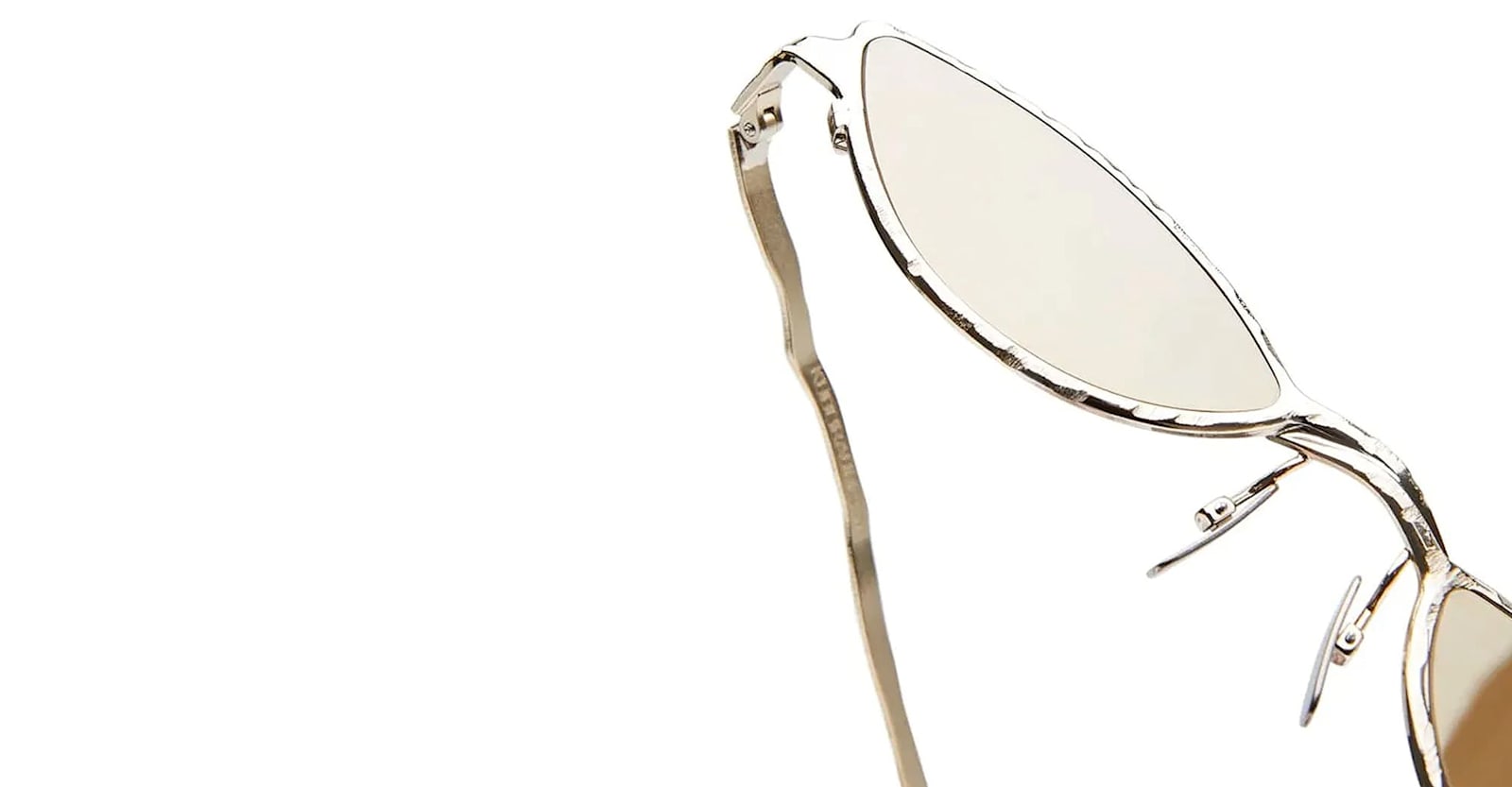 Kuboraum Mask Z29 Lg - Light Gold Sunglasses In Neutral