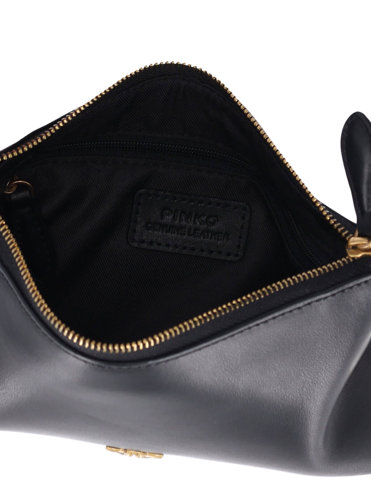 Pinko Flat Horizontal Mini Pouch In Black