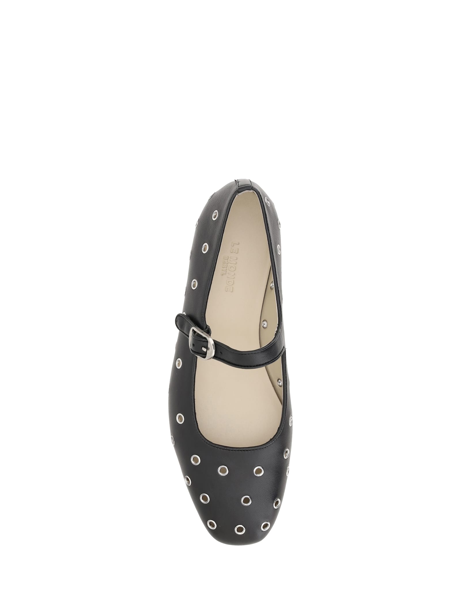 Shop Le Monde Beryl Mary Jane Ballerinas In Black