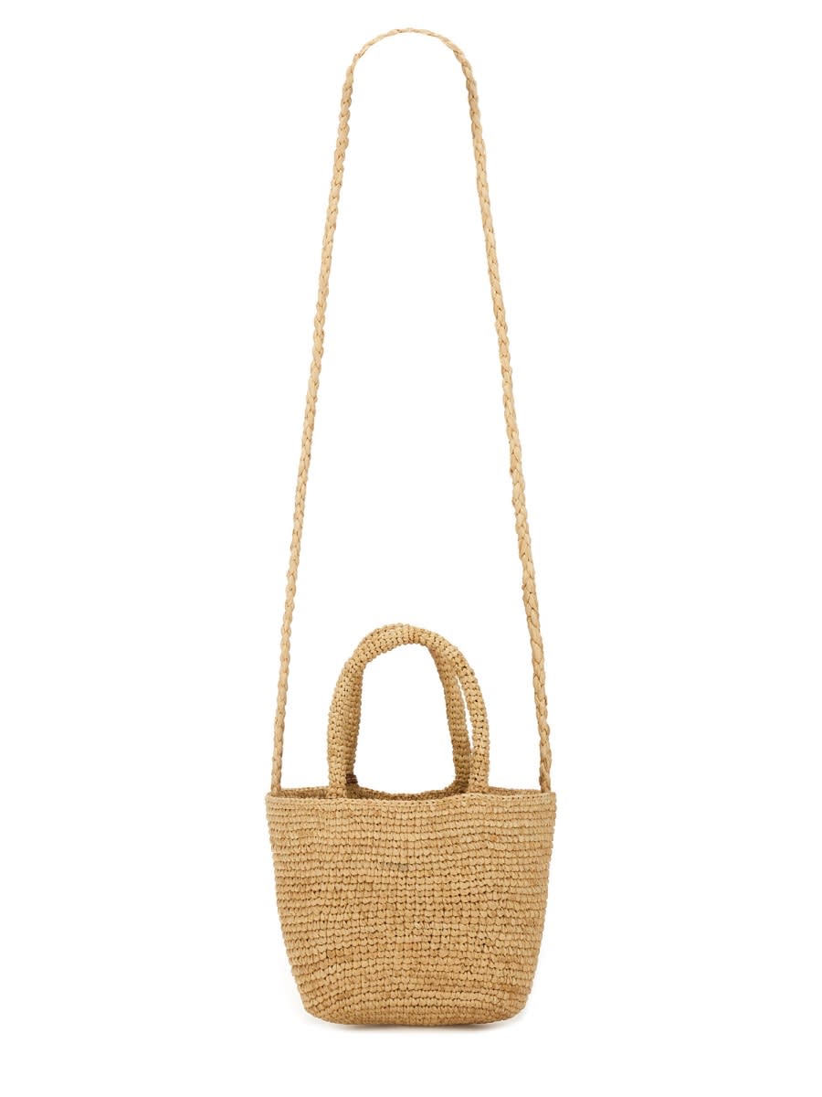Manebi Sunset Micro Bag In Beige
