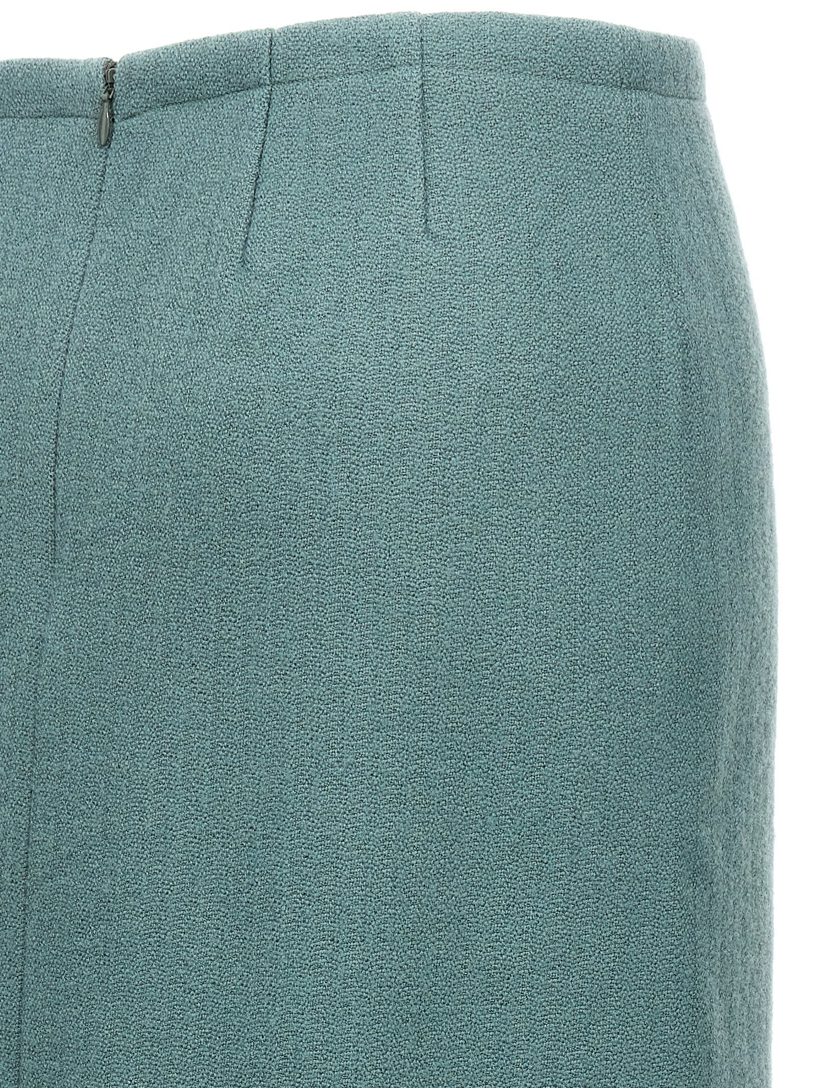 Dries Van Noten Shelda 9243 W.w.skirt Sky In Light Blue