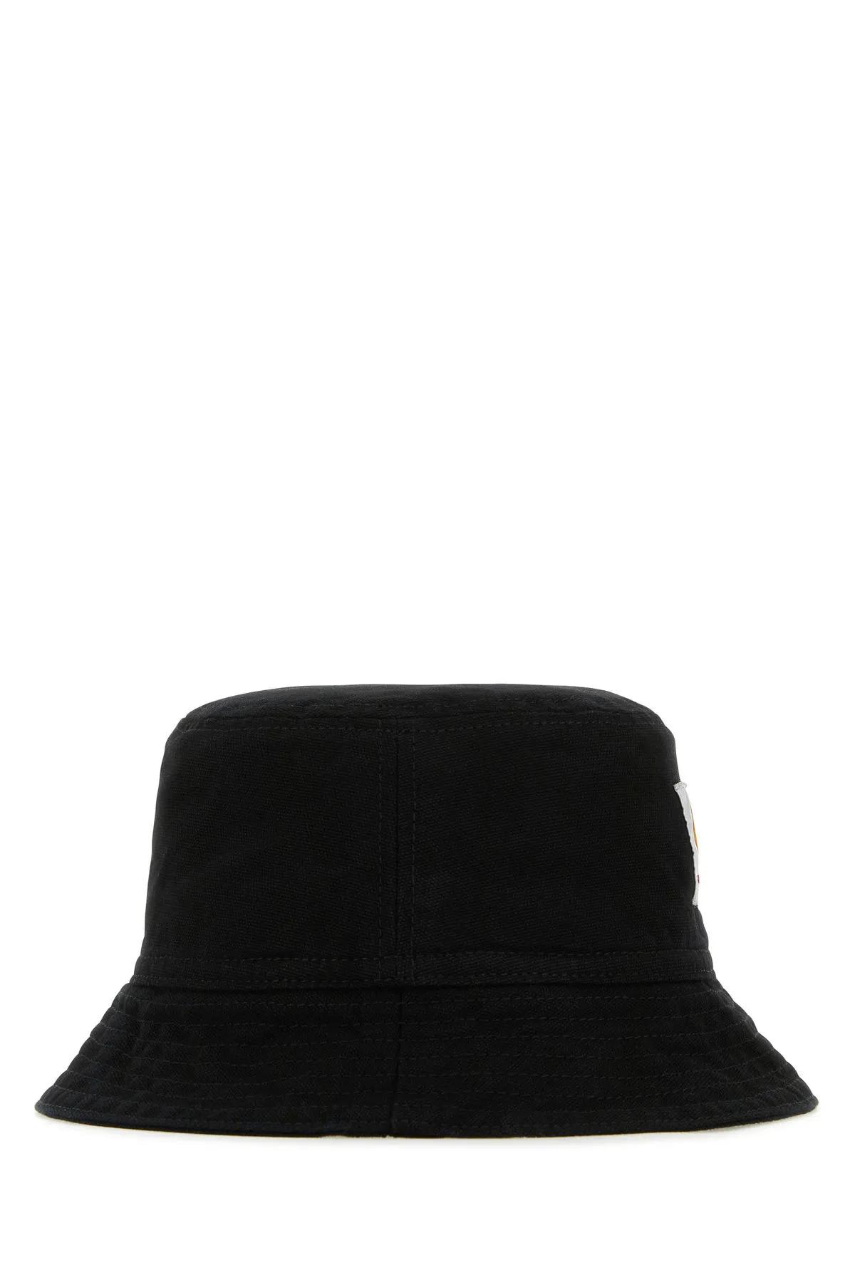 Shop Carhartt Black Cotton Bayfield Bucket Hat