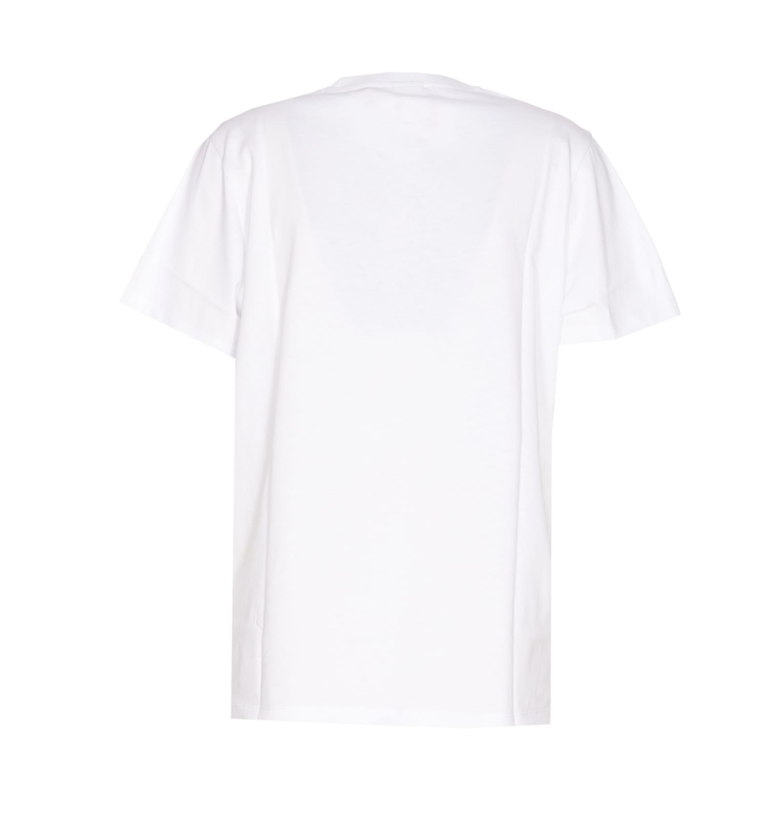 Shop Ganni Seahorse T-shirt In White