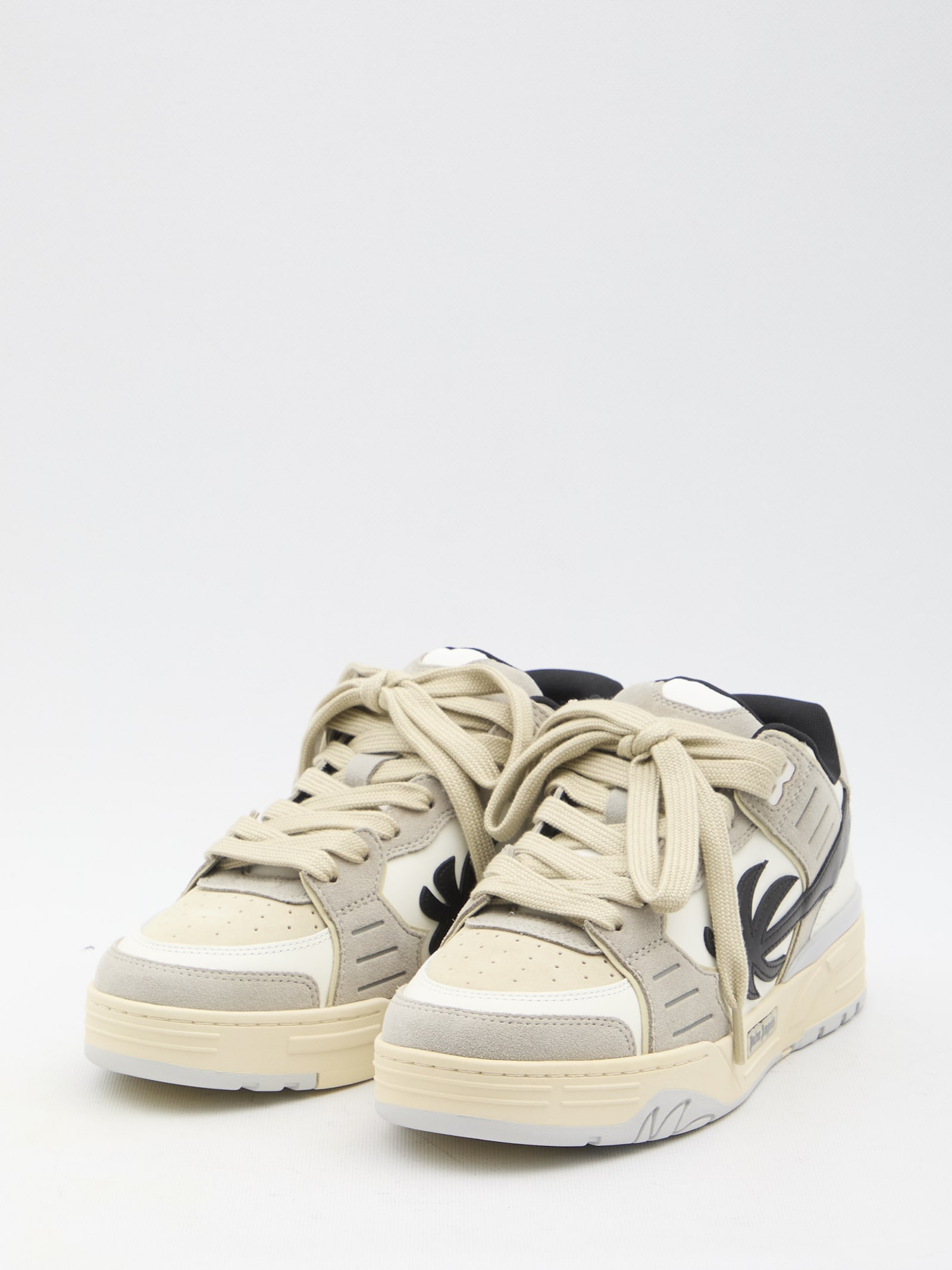 Shop Palm Angels Venice Sneakers In White