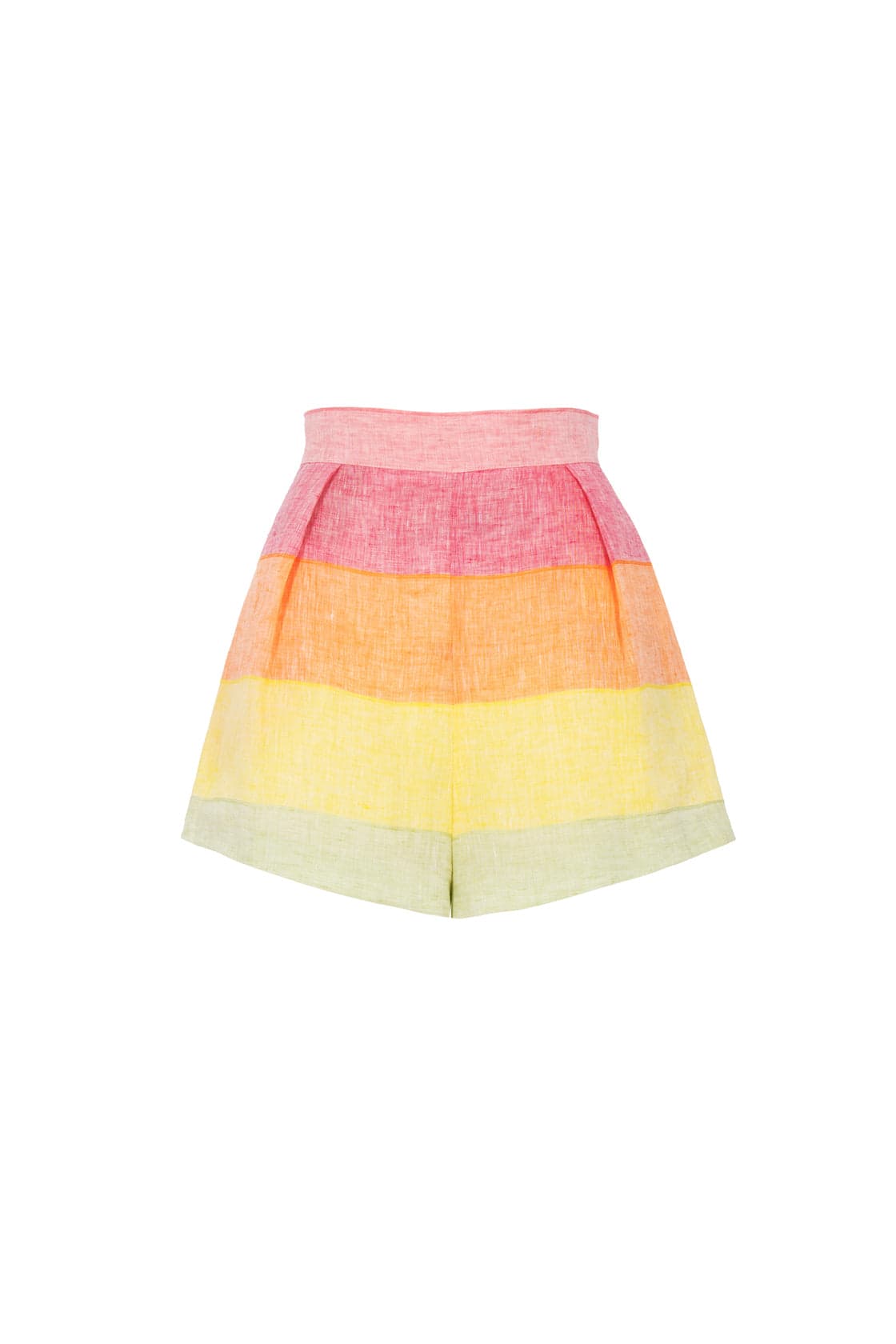Amotea Guia Trousers In Rainbow Linen