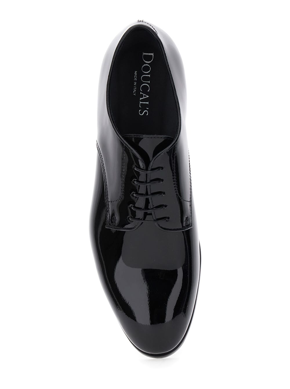 Doucal's Man Lace-up Shoes Midnight Blue Size 6.5 Soft Leather In Black