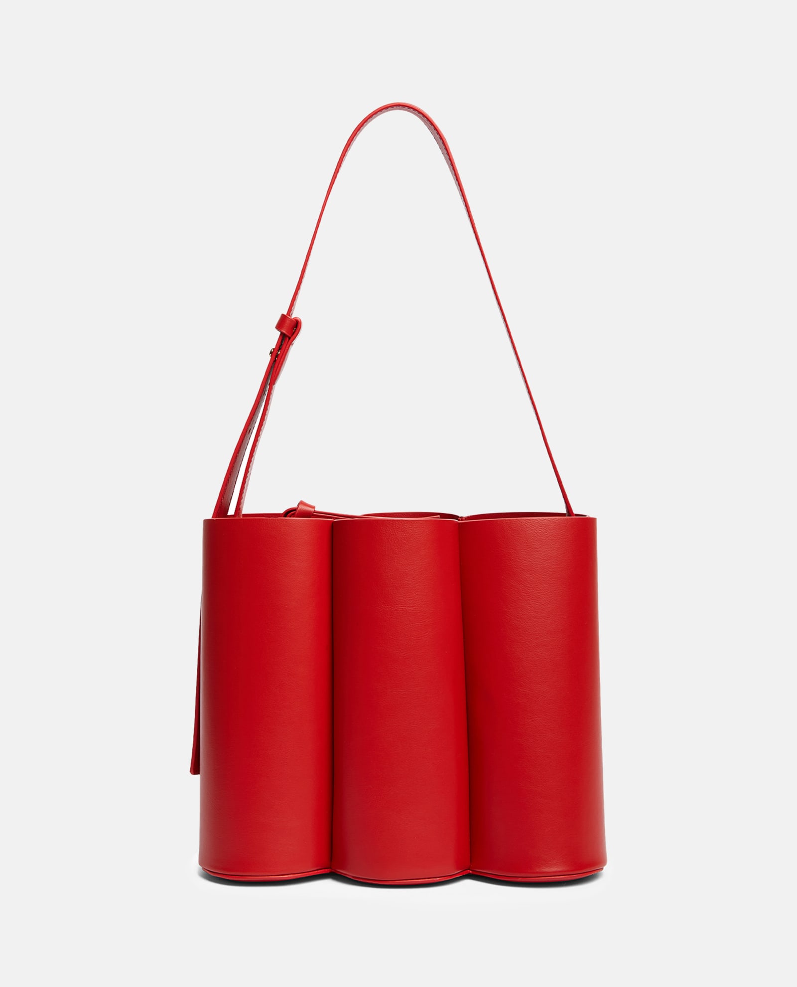 Shop Colville Jelly Leather Shoulder Bag In Red