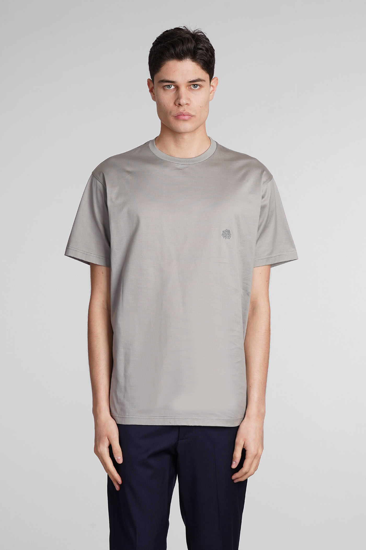 B150 Rose T-shirt In Grey Cotton