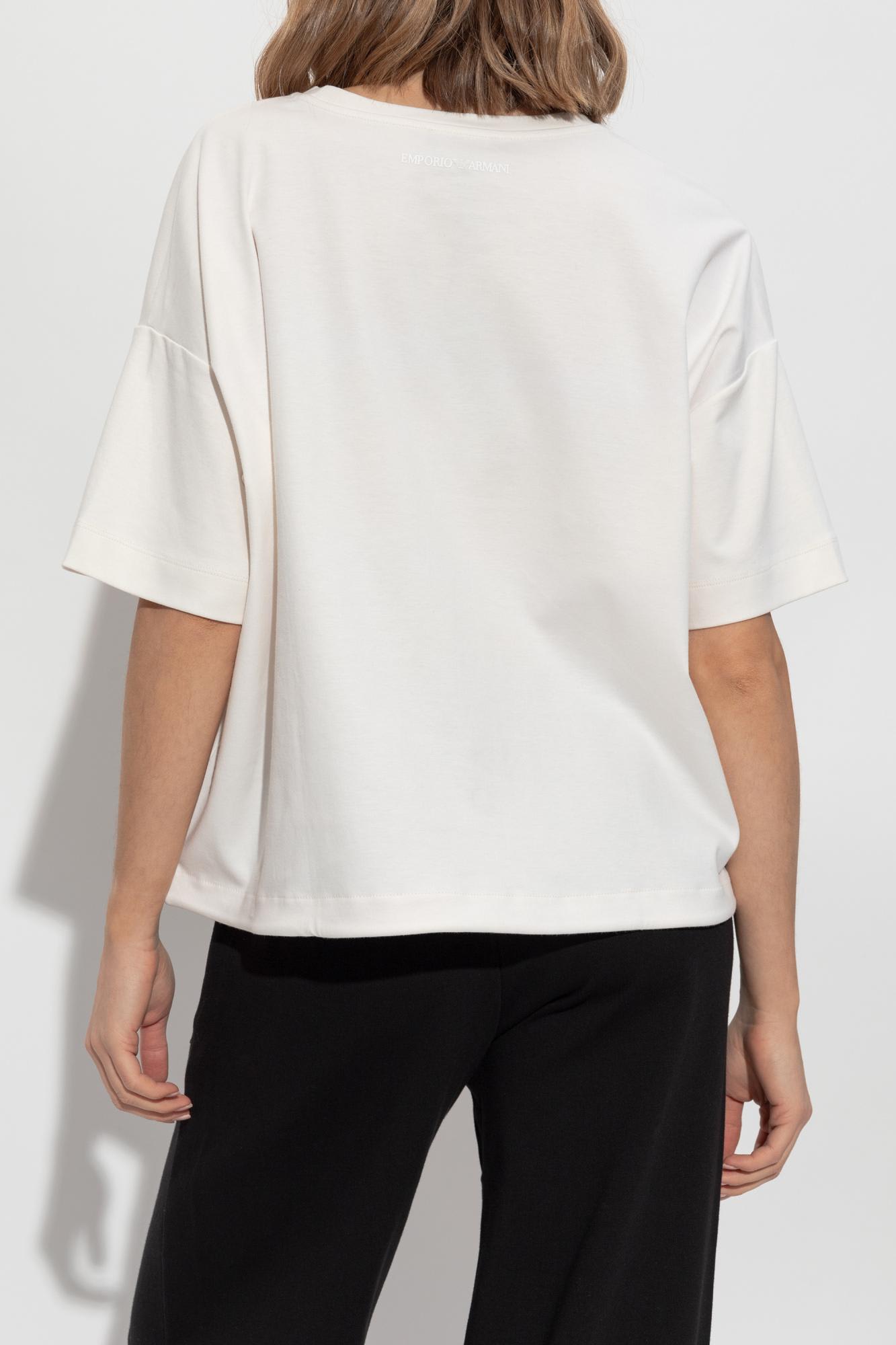 EMPORIO ARMANI EMPORIO ARMANI T-SHIRT FROM THE SUSTAINABILITY COLLECTION