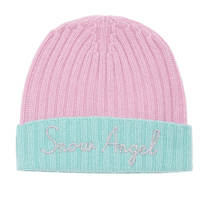 Woman Hat With Snow Angel Embroidery