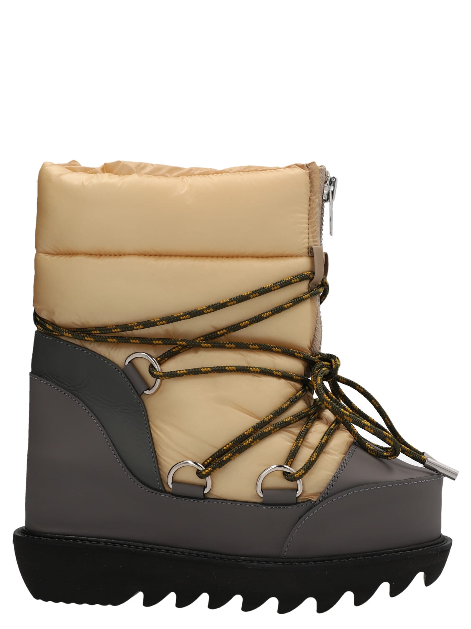 SACAI LACE UP PADDED ANKLE BOOTS