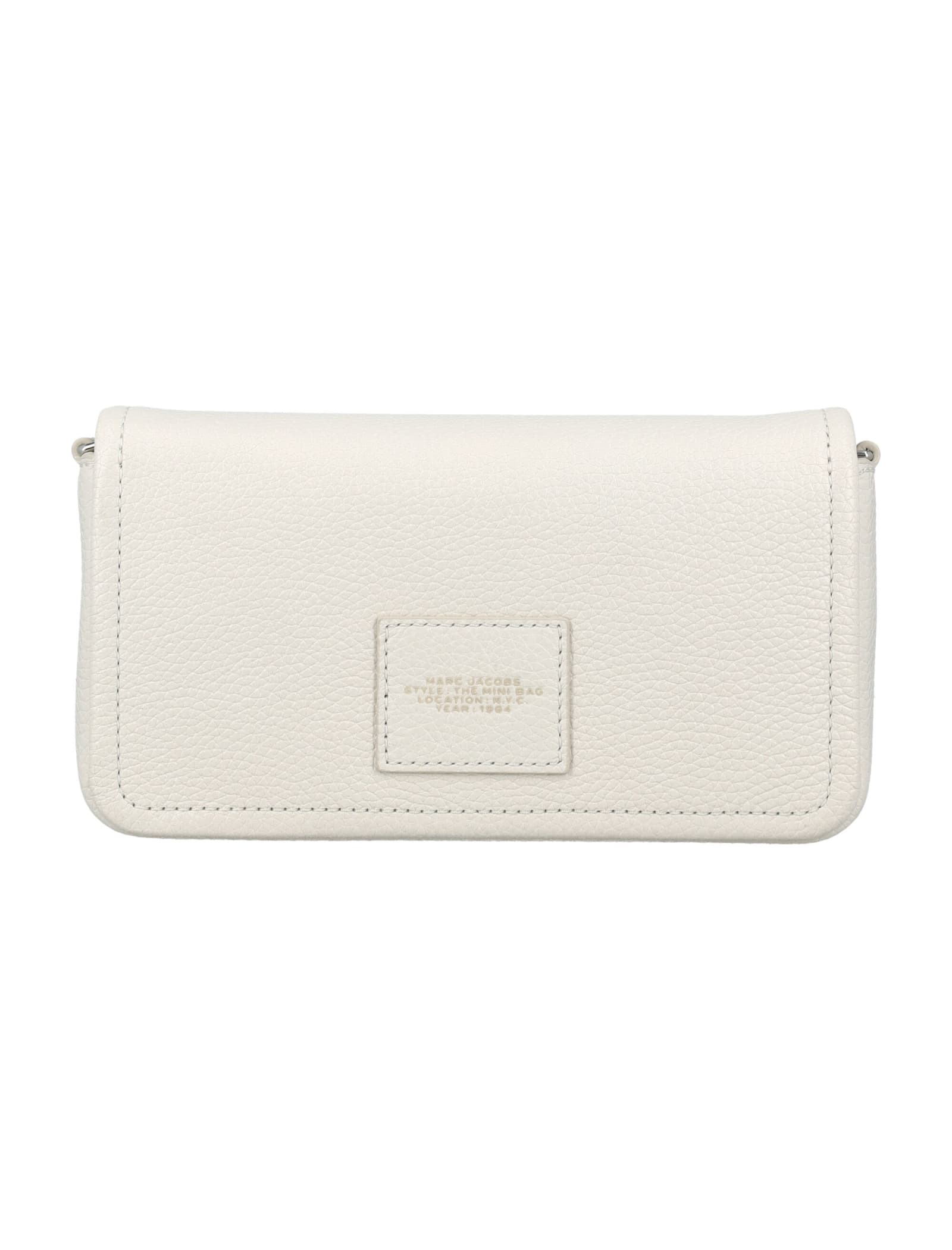 Shop Marc Jacobs The Leather Mini Bag In Cotton