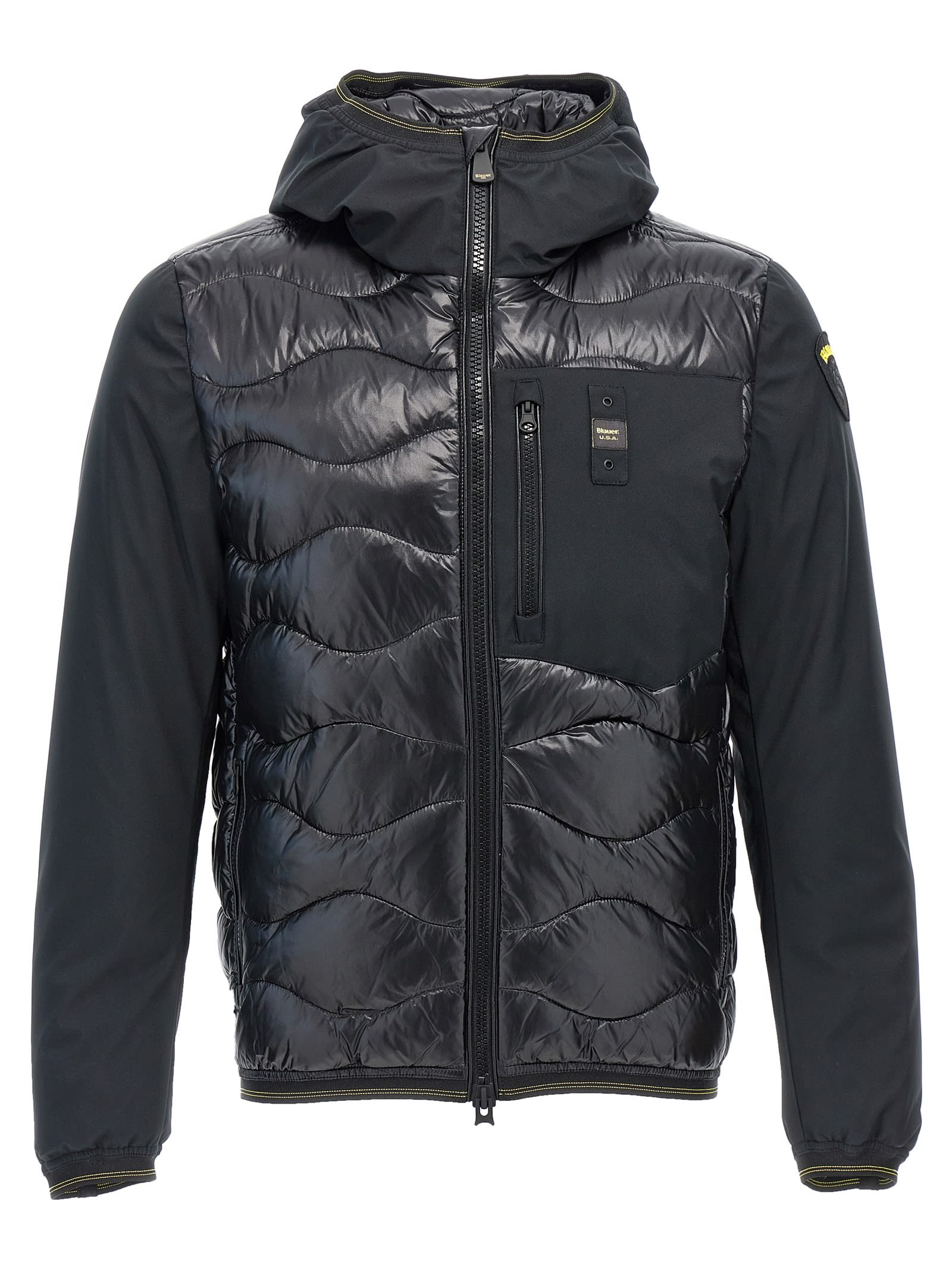 Blauer Quilted Down Jacket In Black