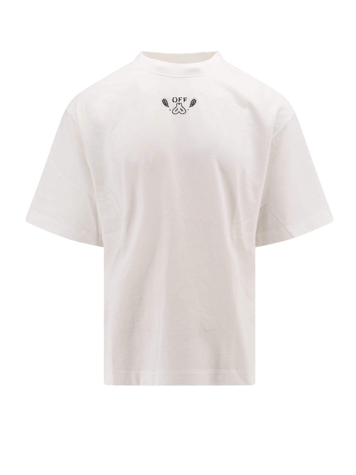 Shop Off-white T-shirt In Bianco/nero
