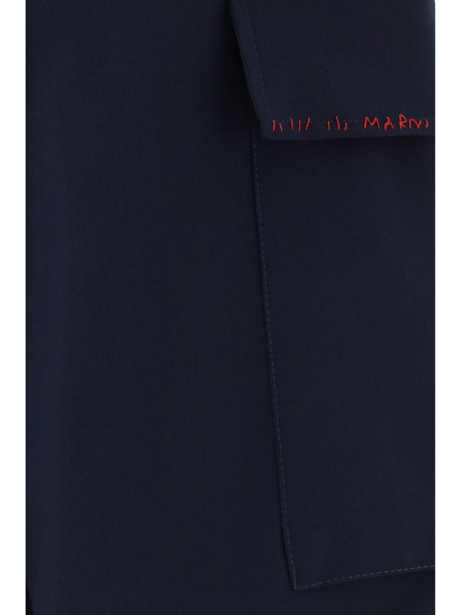 Shop Marni Pants In Blublack