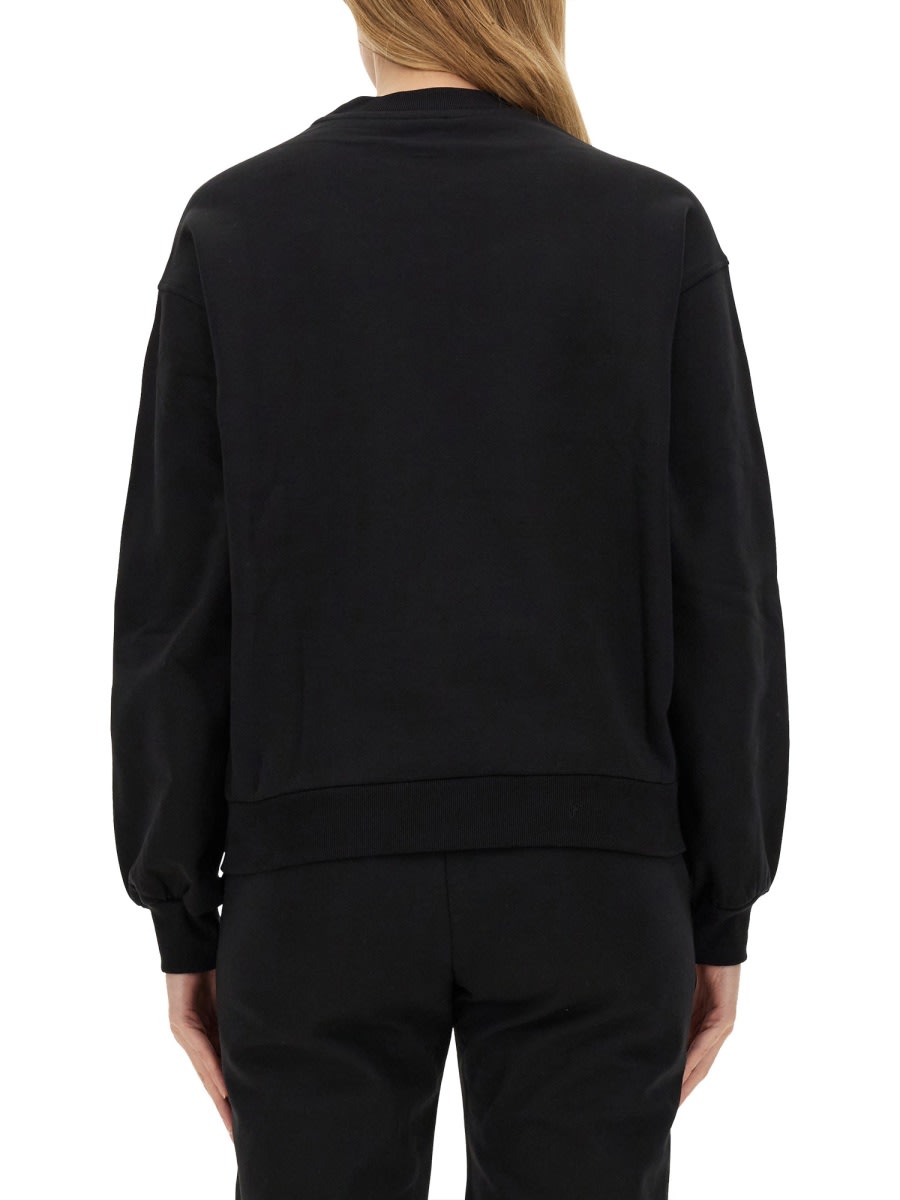 Shop Ps By Paul Smith Swirl Logo Sweatshirt In Black