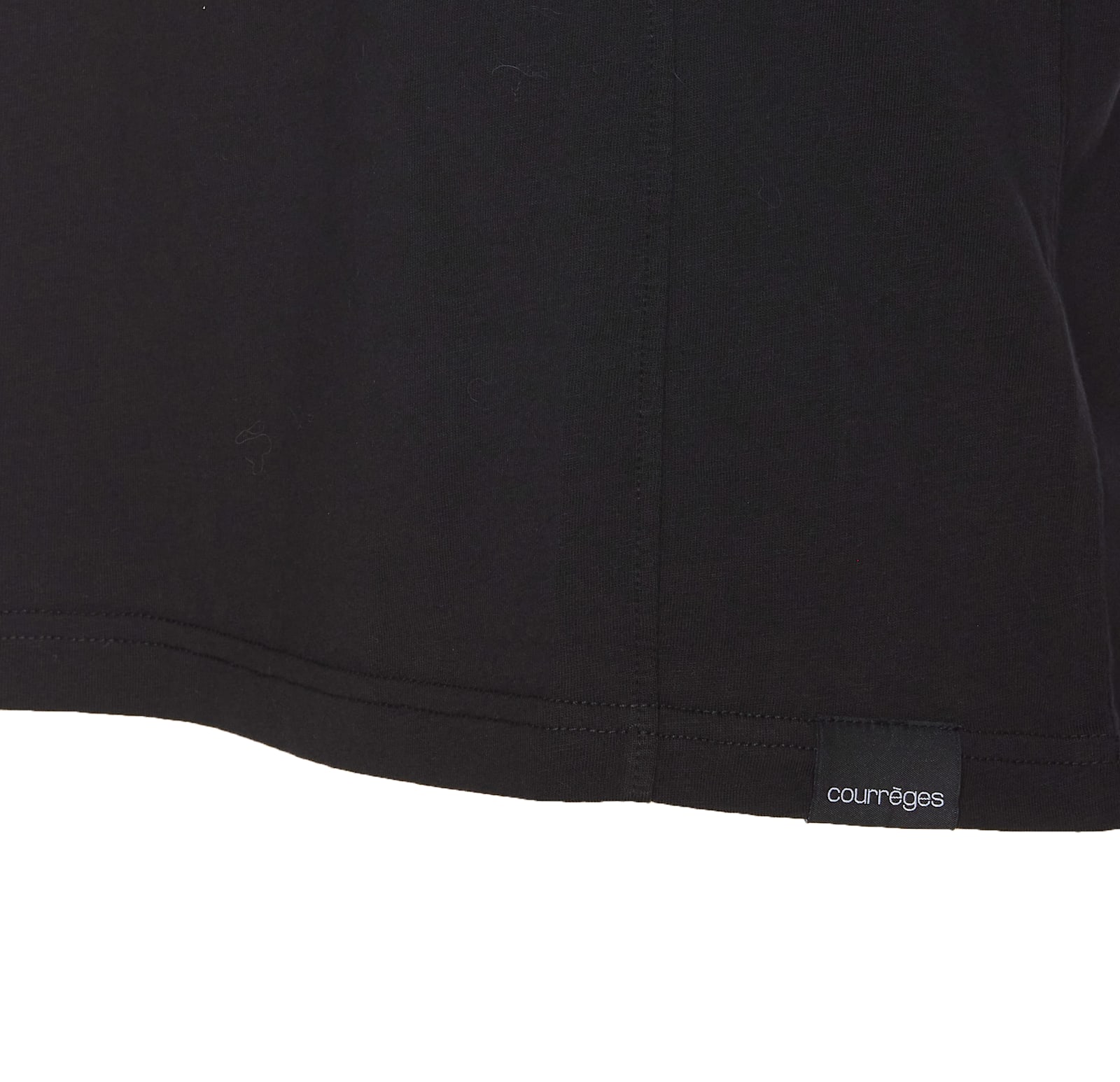 Shop Courrèges T-shirt In Black