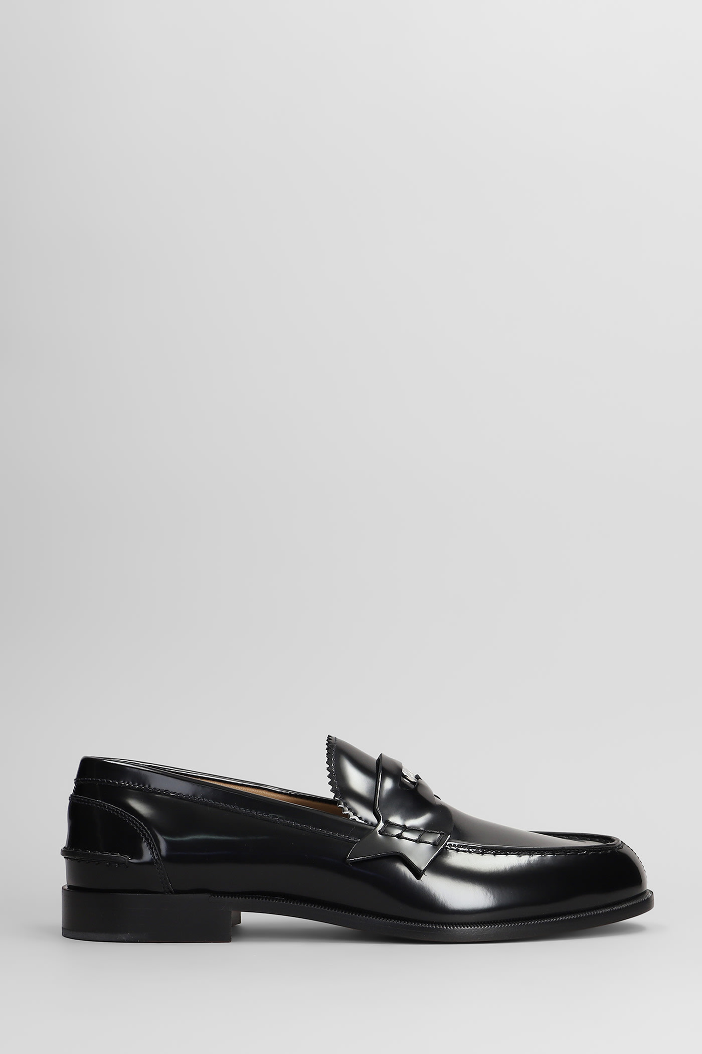 Christian Louboutin Penny Loafers In Black