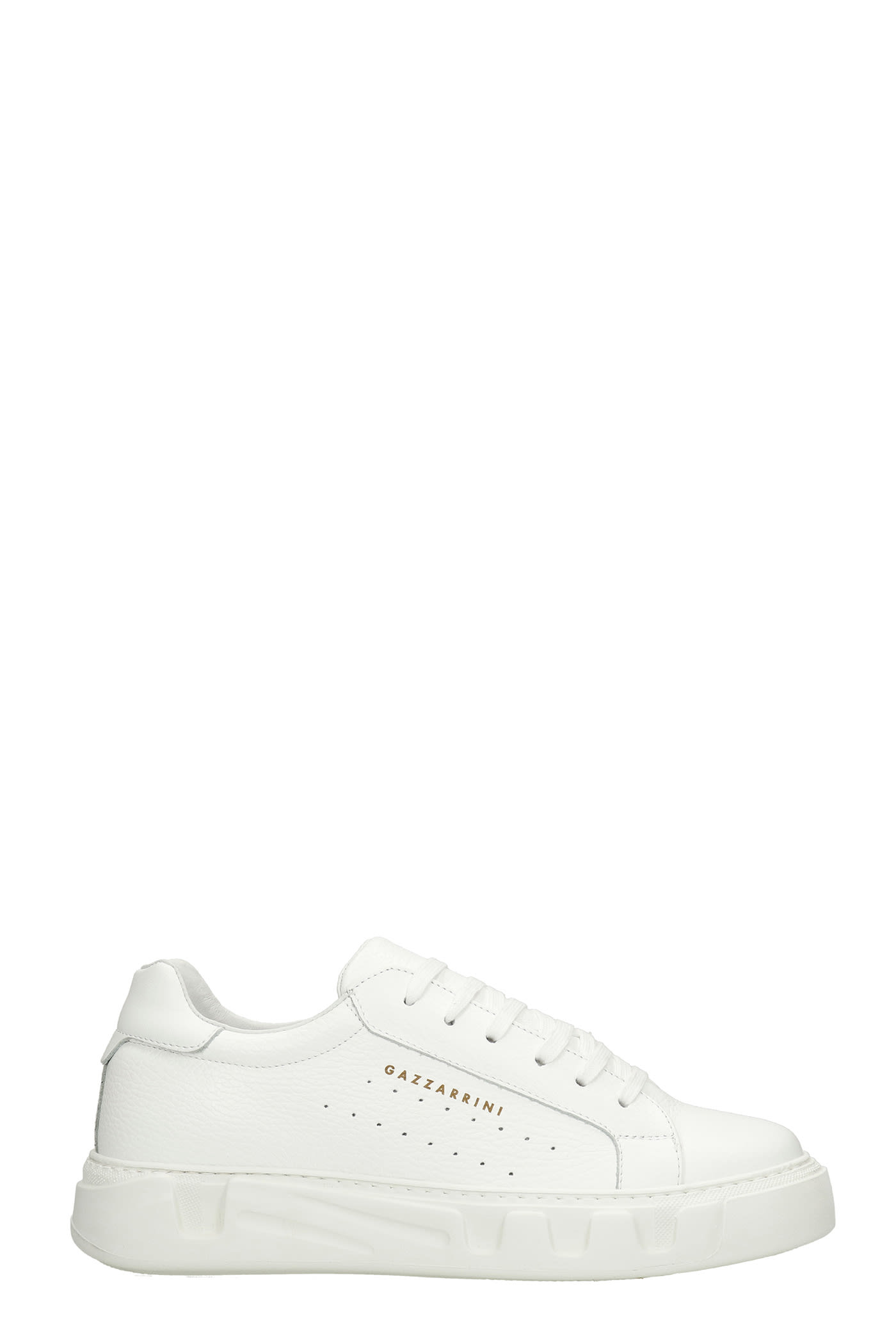 Gazzarrini Sneakers In White Leather