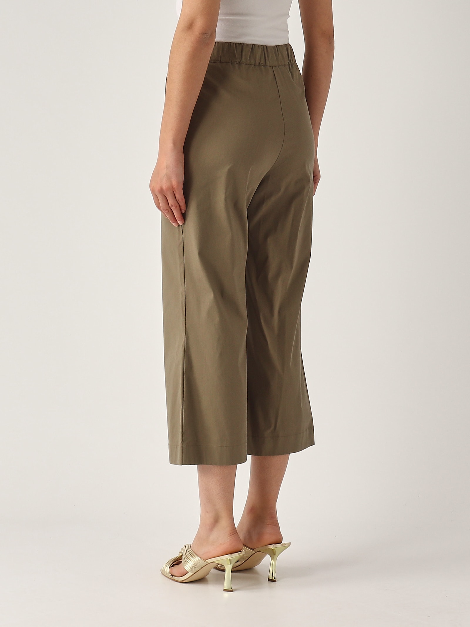Gran Sasso Pantalone Trombetta Trousers In Brown