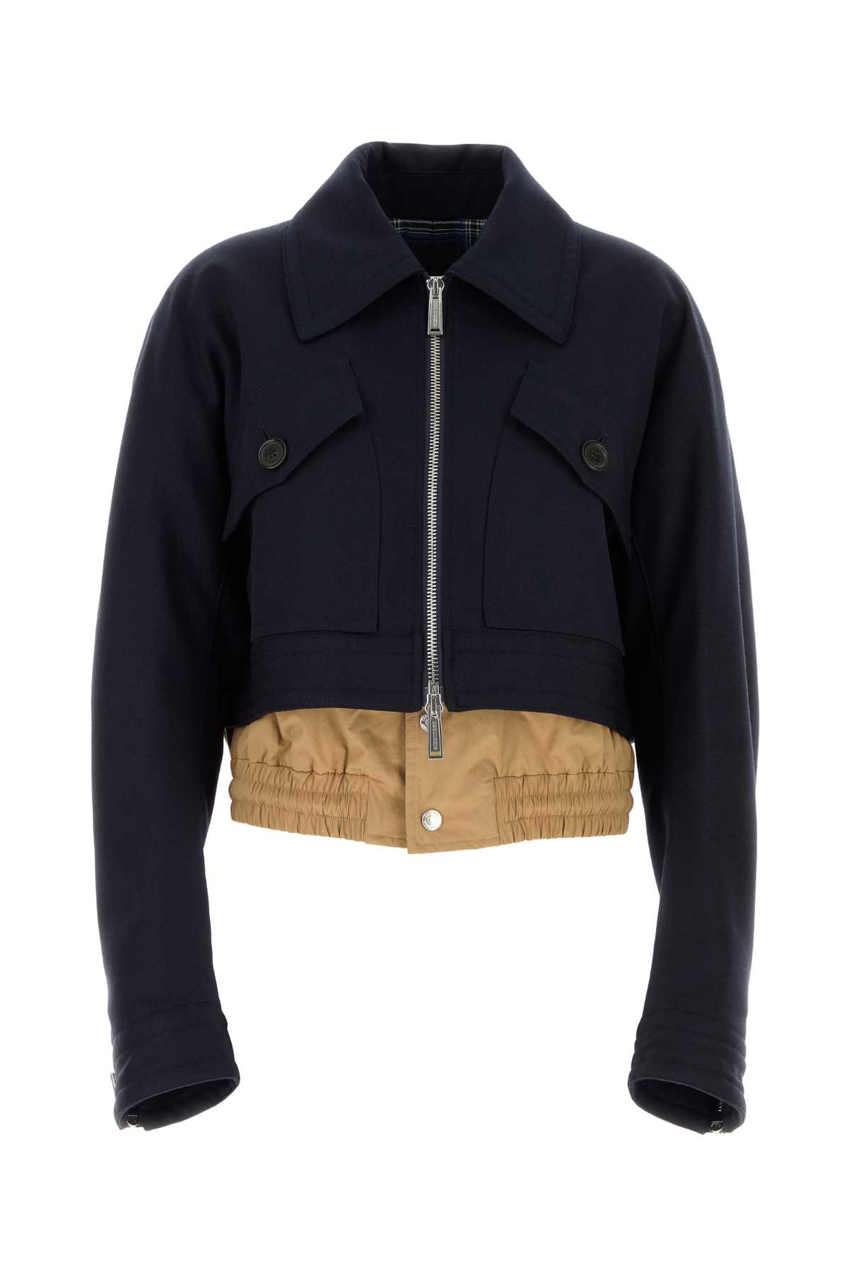 Dsquared2 Dark Blue Wool Jacket