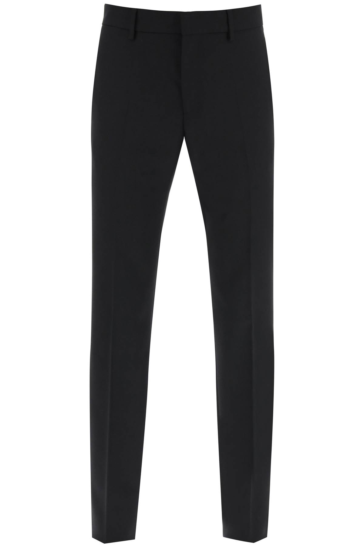 Straight-Fit Pants Black | Versace US