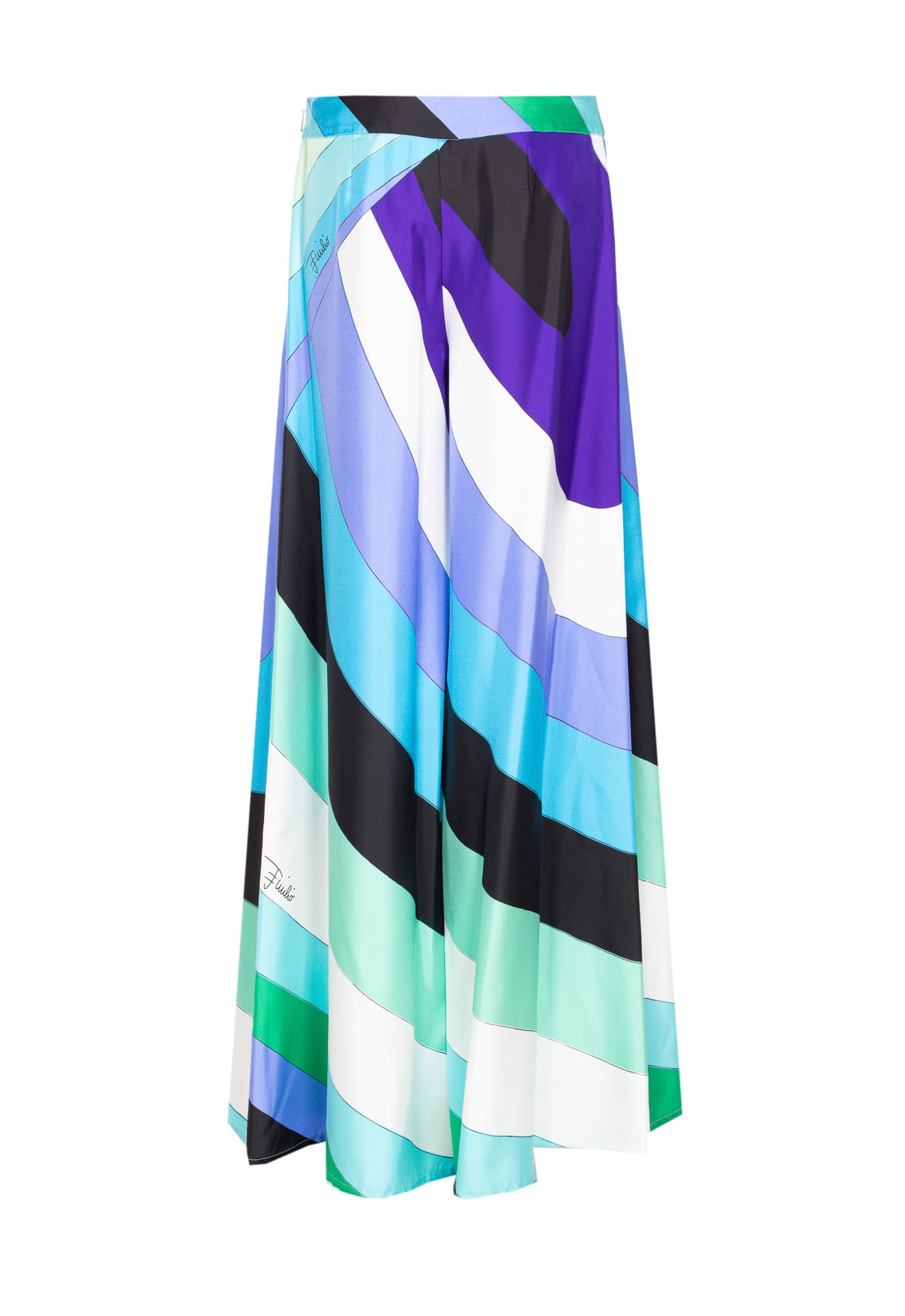 Pucci Iris Macro Trousers Clothing