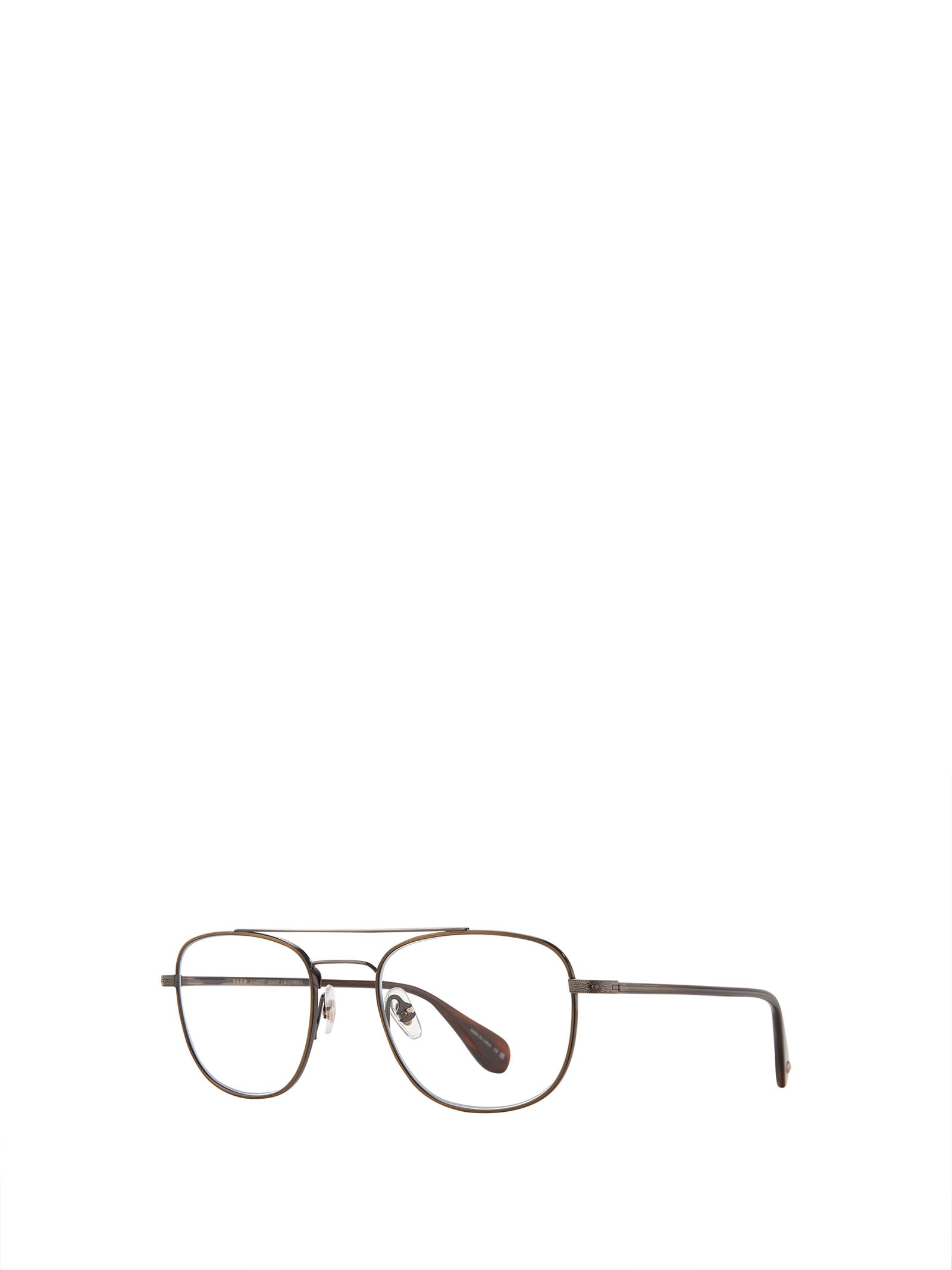 Shop Garrett Leight Clubhouse Ii Gold - Antique Gold Glasses