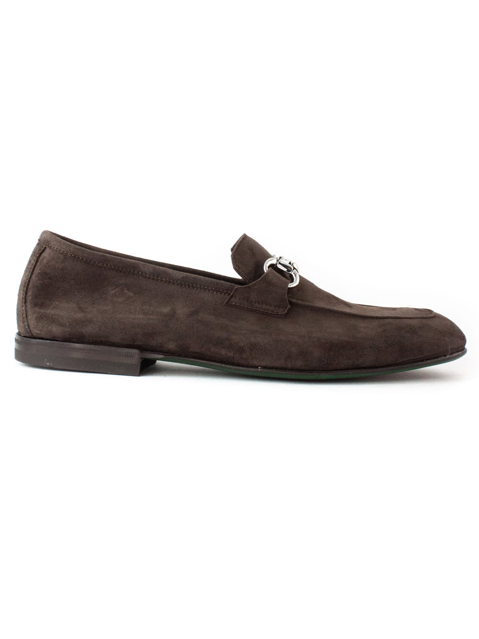GREEN GEORGE BROWN SUEDE LOAFER